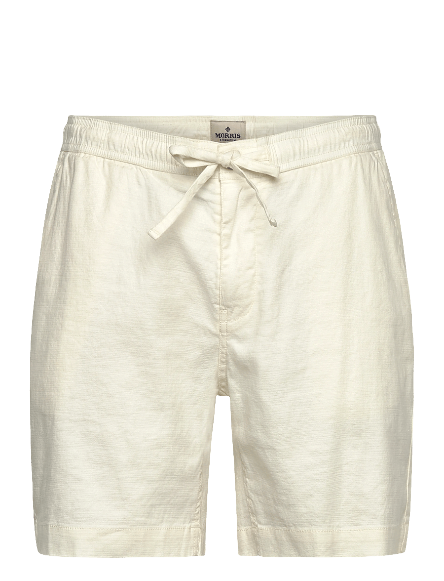 Morris - Fenix Linen Shorts - shoppa efter tillfälle - white - 1