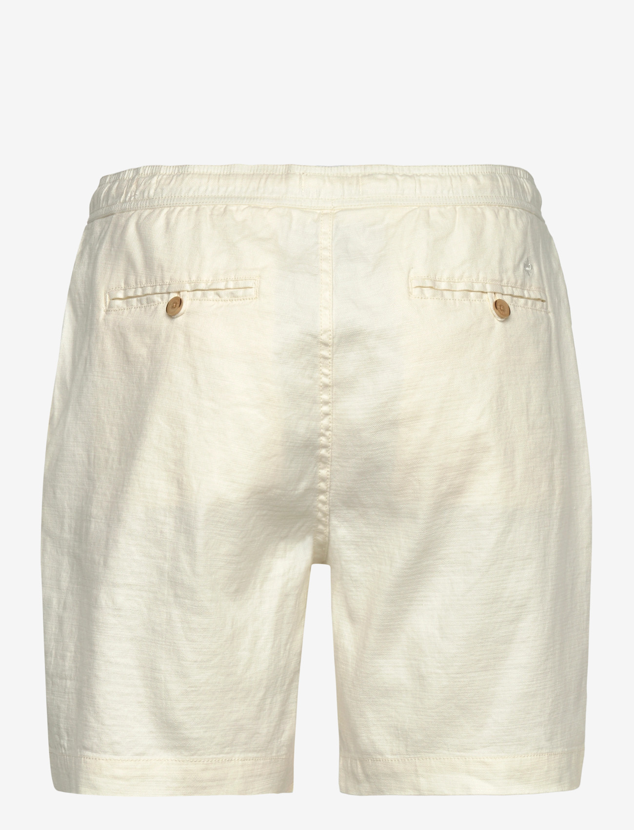 Morris - Fenix Linen Shorts - hørshorts - white - 1