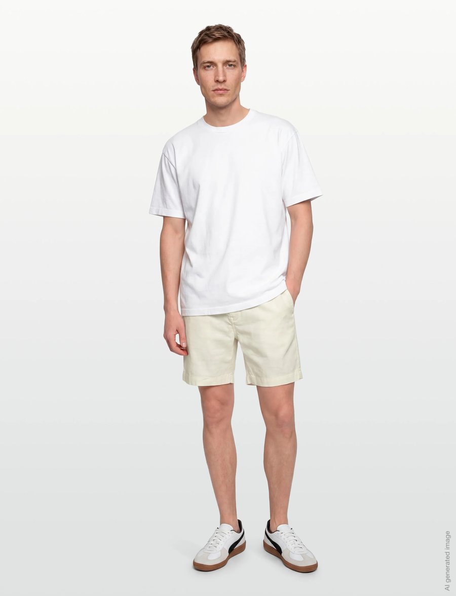 Morris - Fenix Linen Shorts - shoppa efter tillfälle - white - 0