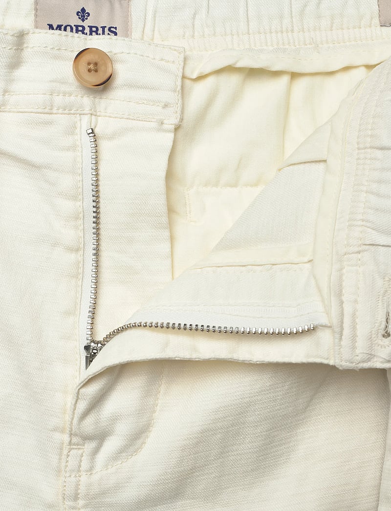 Morris - Fenix Linen Shorts - leinen-shorts - white - 3