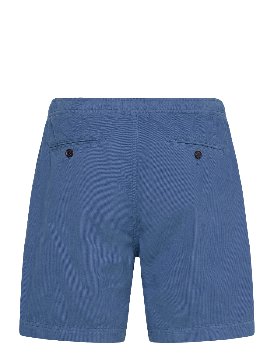 Morris - Fenix Summer Cord Shorts - casual shorts - blue - 2