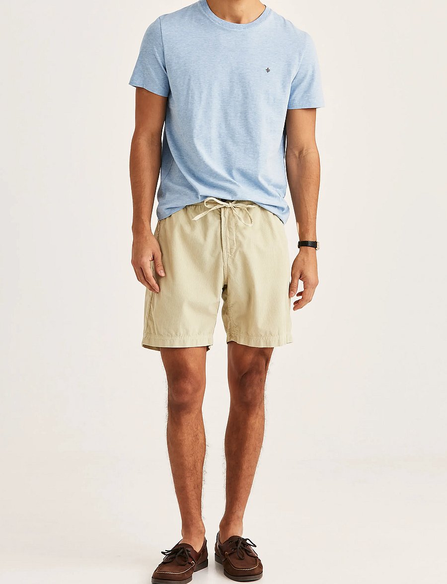 Morris - Fenix Summer Cord Shorts - casual shorts - khaki - 3