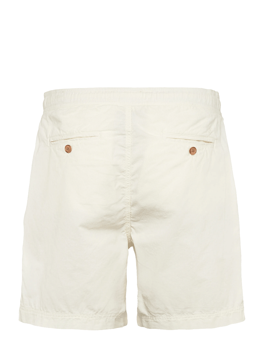 Morris - Fenix Summer Cord Shorts - casual shorts - off white - 2
