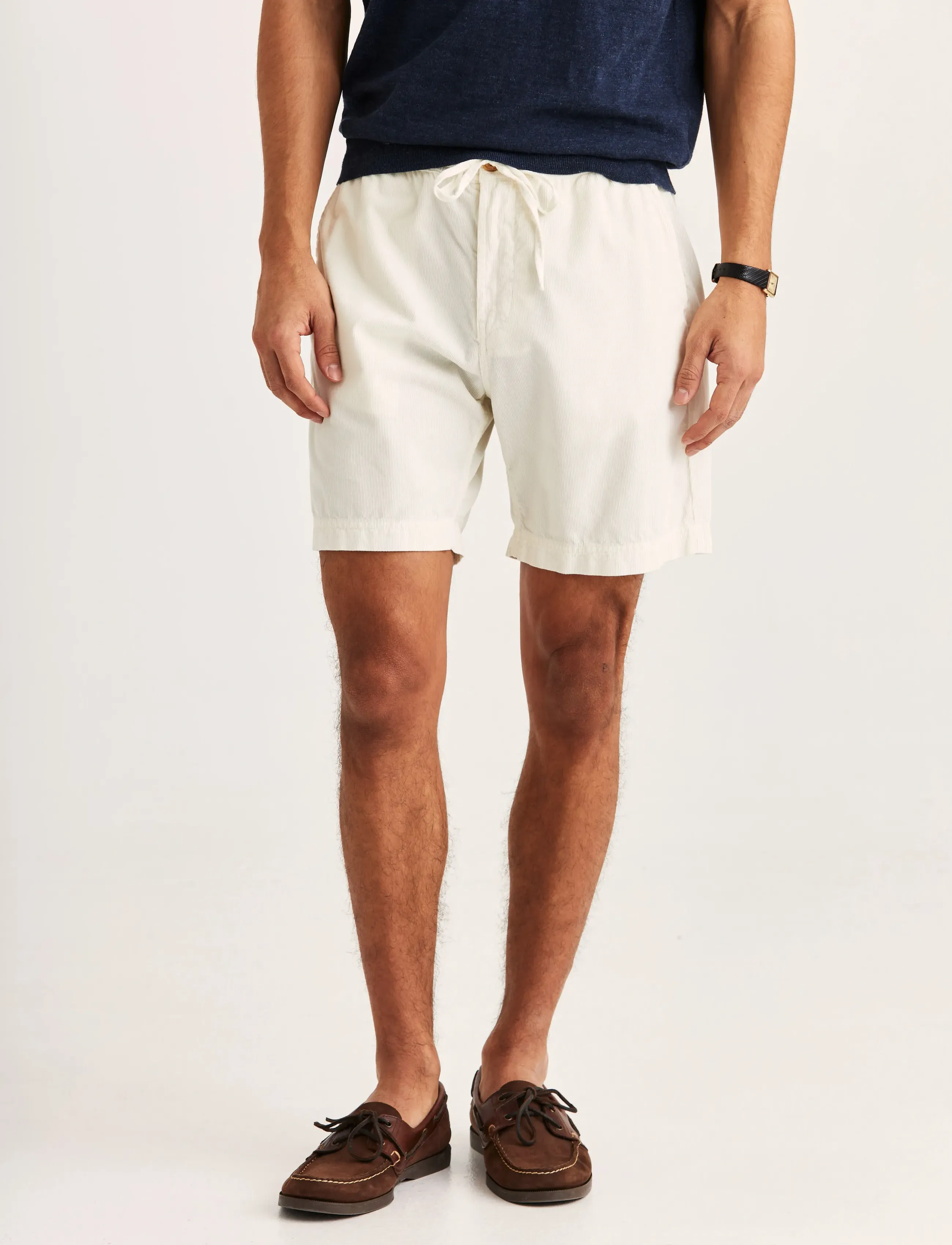 Morris - Fenix Summer Cord Shorts - short décontracté - off white - 4