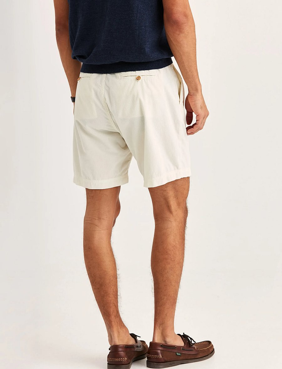 Morris - Fenix Summer Cord Shorts - casual shorts - off white - 5