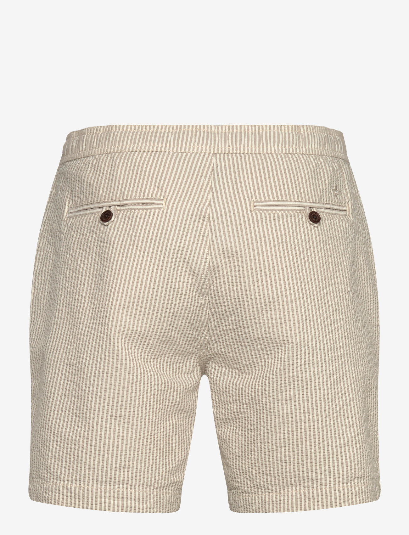 Morris - Fenix Seersucker Shorts - casual shorts - khaki - 2