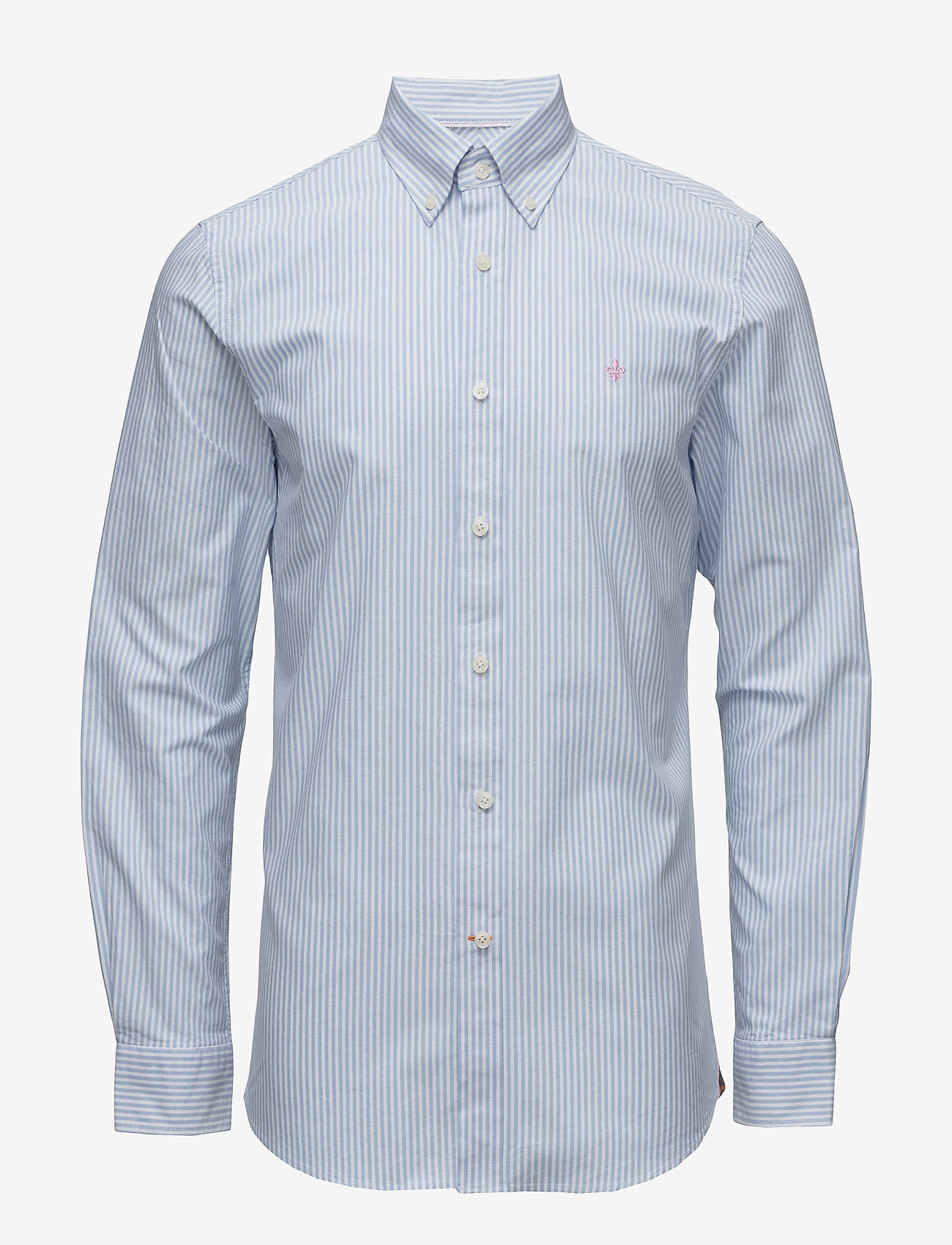 Oxford Striped Button Down - LIGHT BLUE