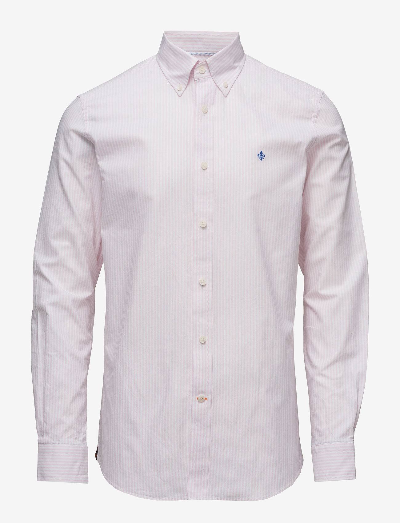 Oxford Striped Button Down - LT PINK
