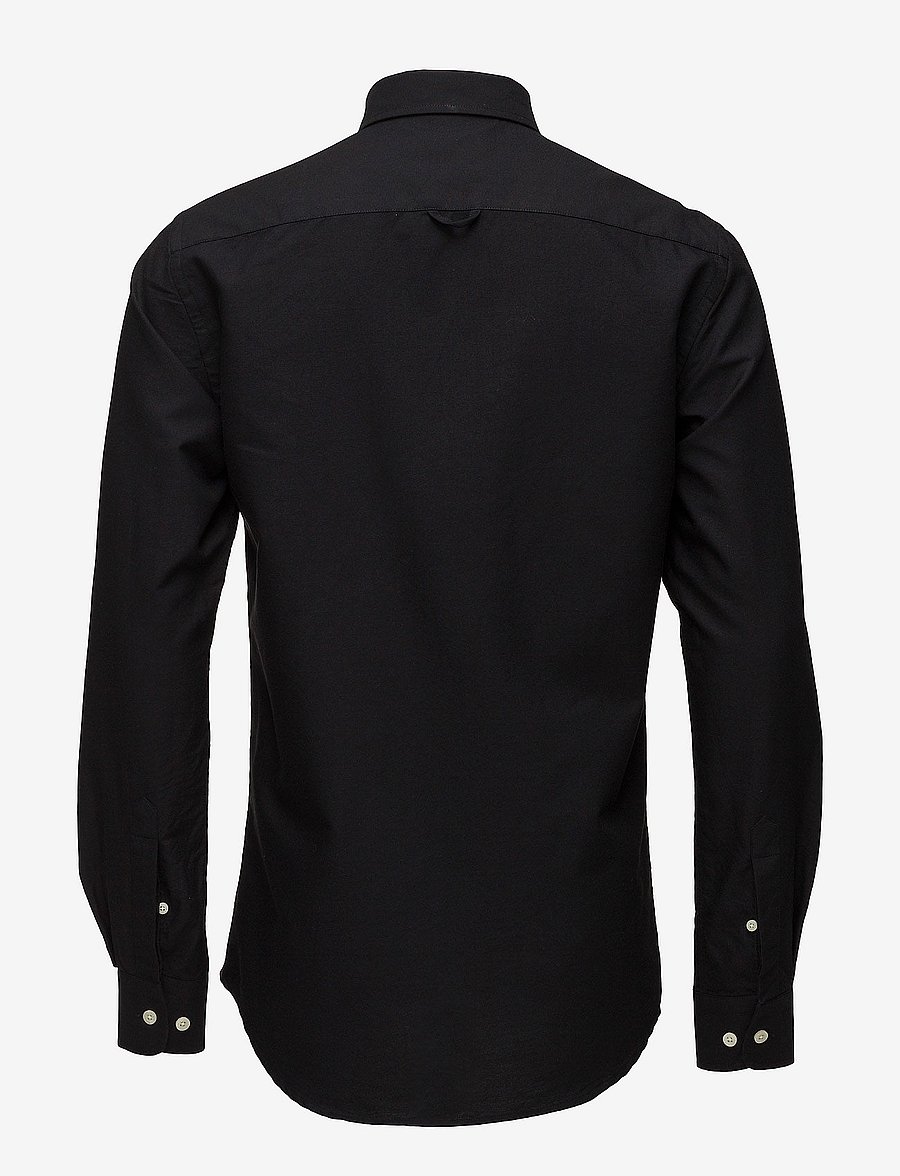 Morris - Douglas Shirt-Slim Fit - oxfordi särgid - black - 1