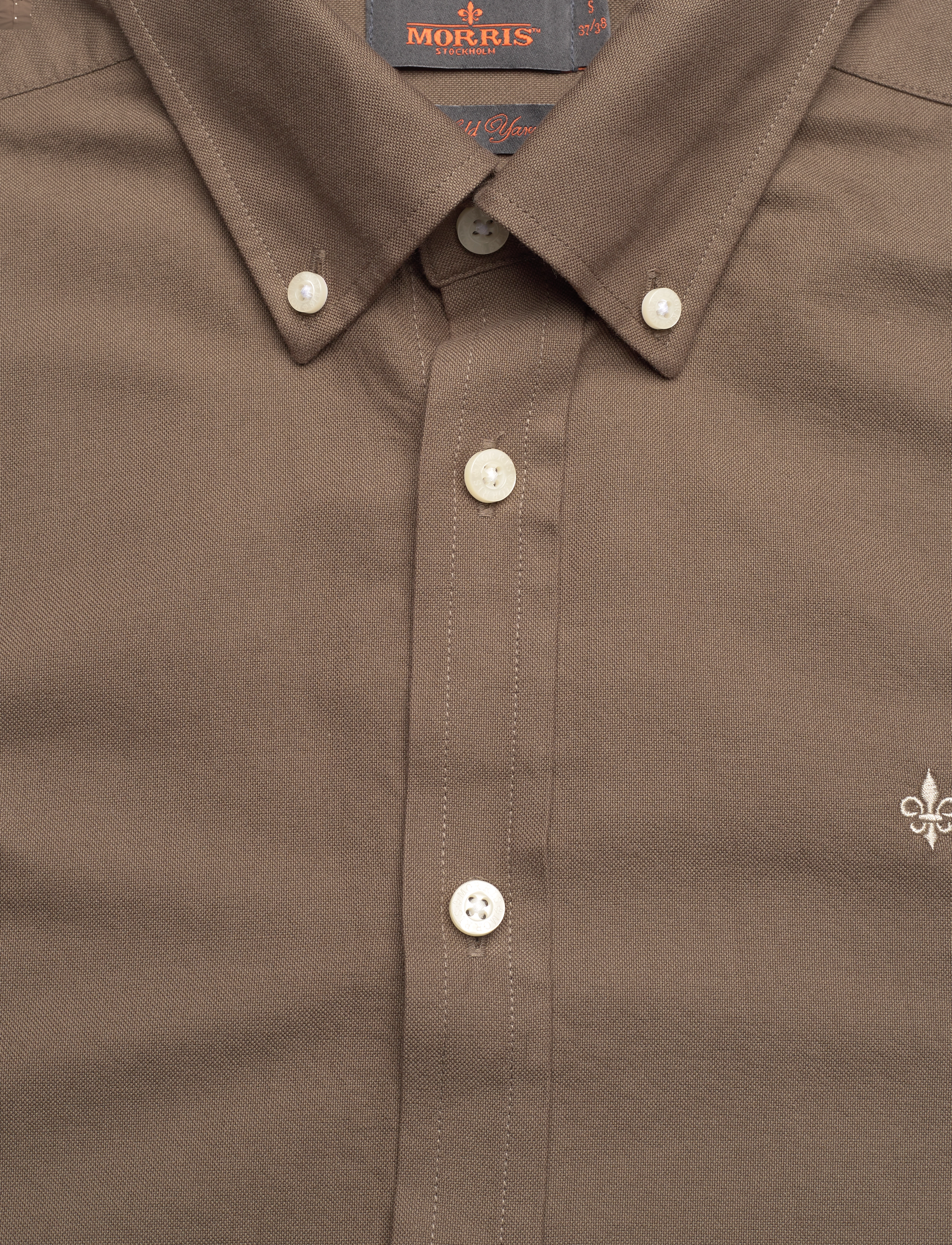 Morris - Douglas Shirt-Slim Fit - oxford skjorter - brown - 2