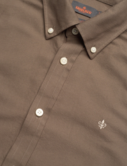 Morris - Douglas Shirt-Slim Fit - peruskauluspaidat - brown - 3