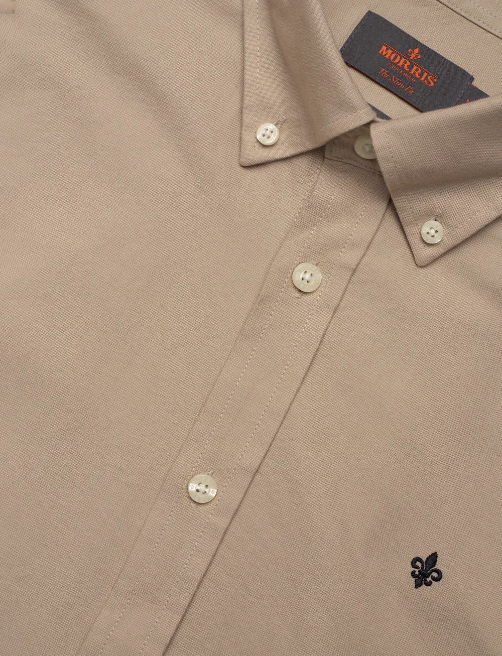 Morris - Douglas Shirt-Slim Fit - basic overhemden - khaki - 3