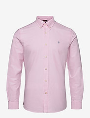 Morris - Douglas Shirt-Slim Fit - bolir - lt pink - 0