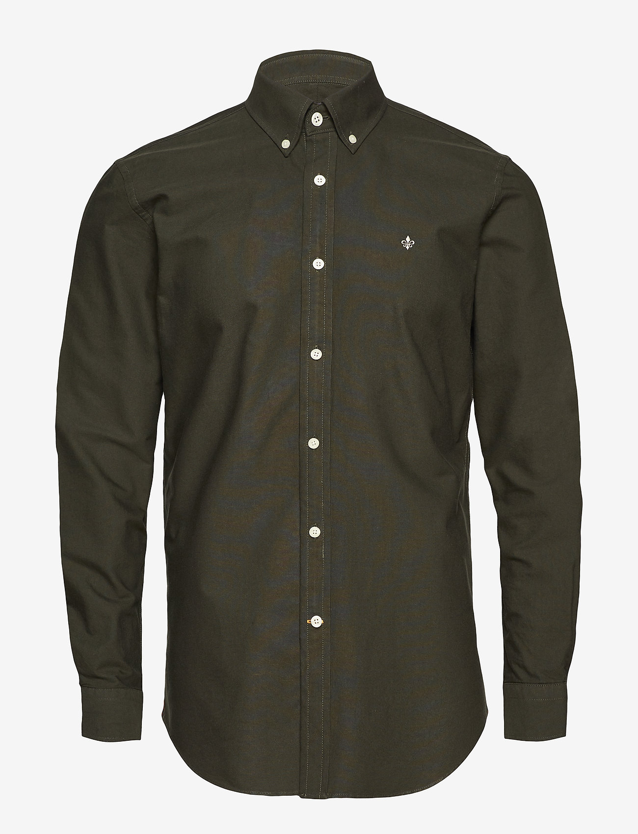 Morris - Douglas Shirt-Slim Fit - basic shirts - olive - 0