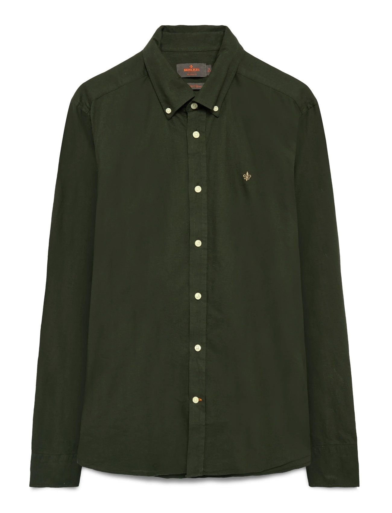 Morris - Douglas Shirt-Slim Fit - oxford-skjortor - olive - 1
