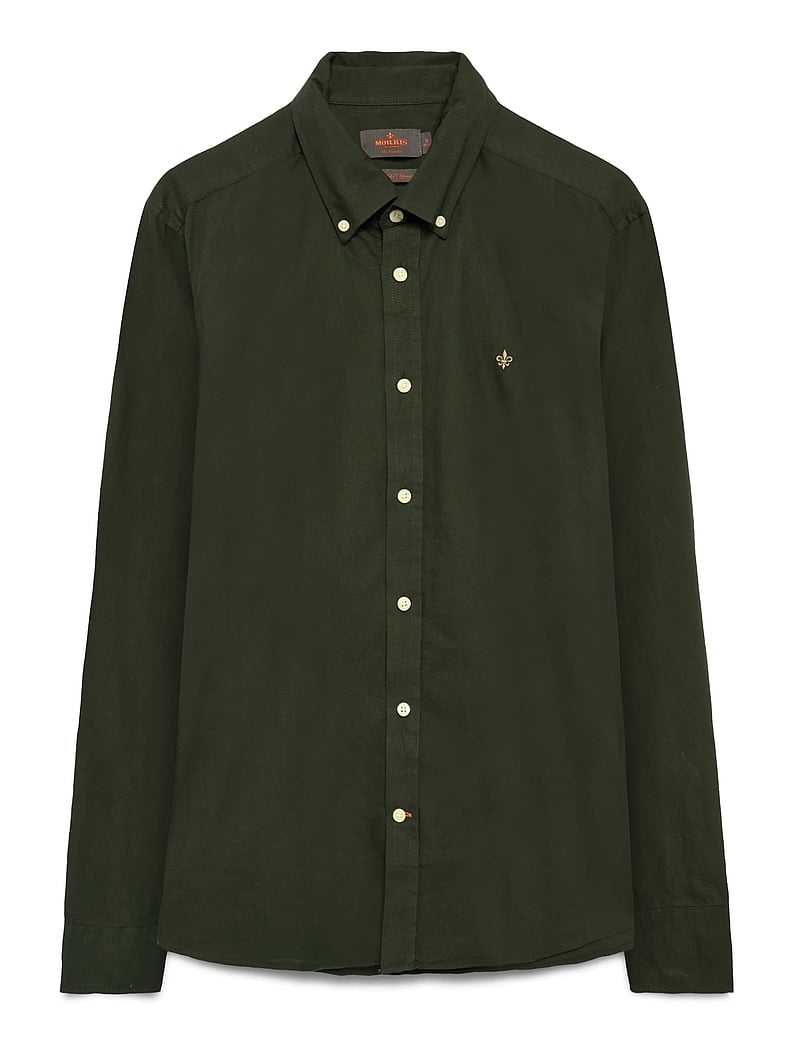 Morris - Douglas Shirt-Slim Fit - oxford-skjortor - olive - 1