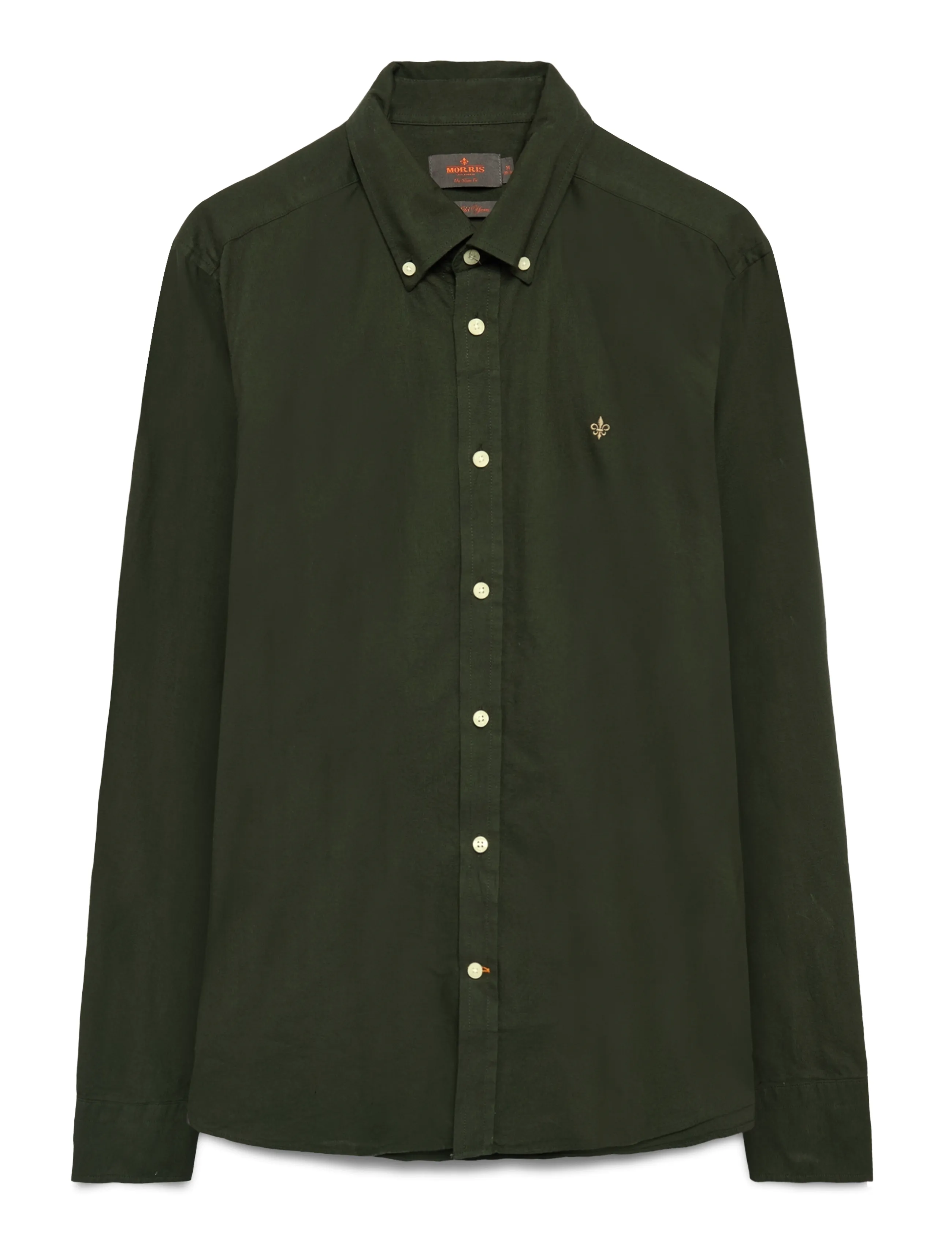 Morris - Douglas Shirt-Slim Fit - oxford shirts - olive - 1