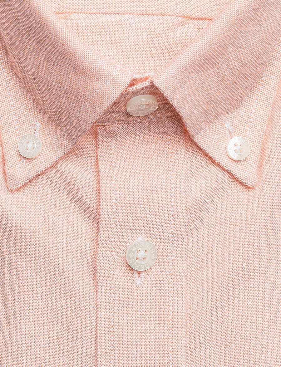 Morris - Douglas Shirt-Slim Fit - oxford-skjortor - orange - 2
