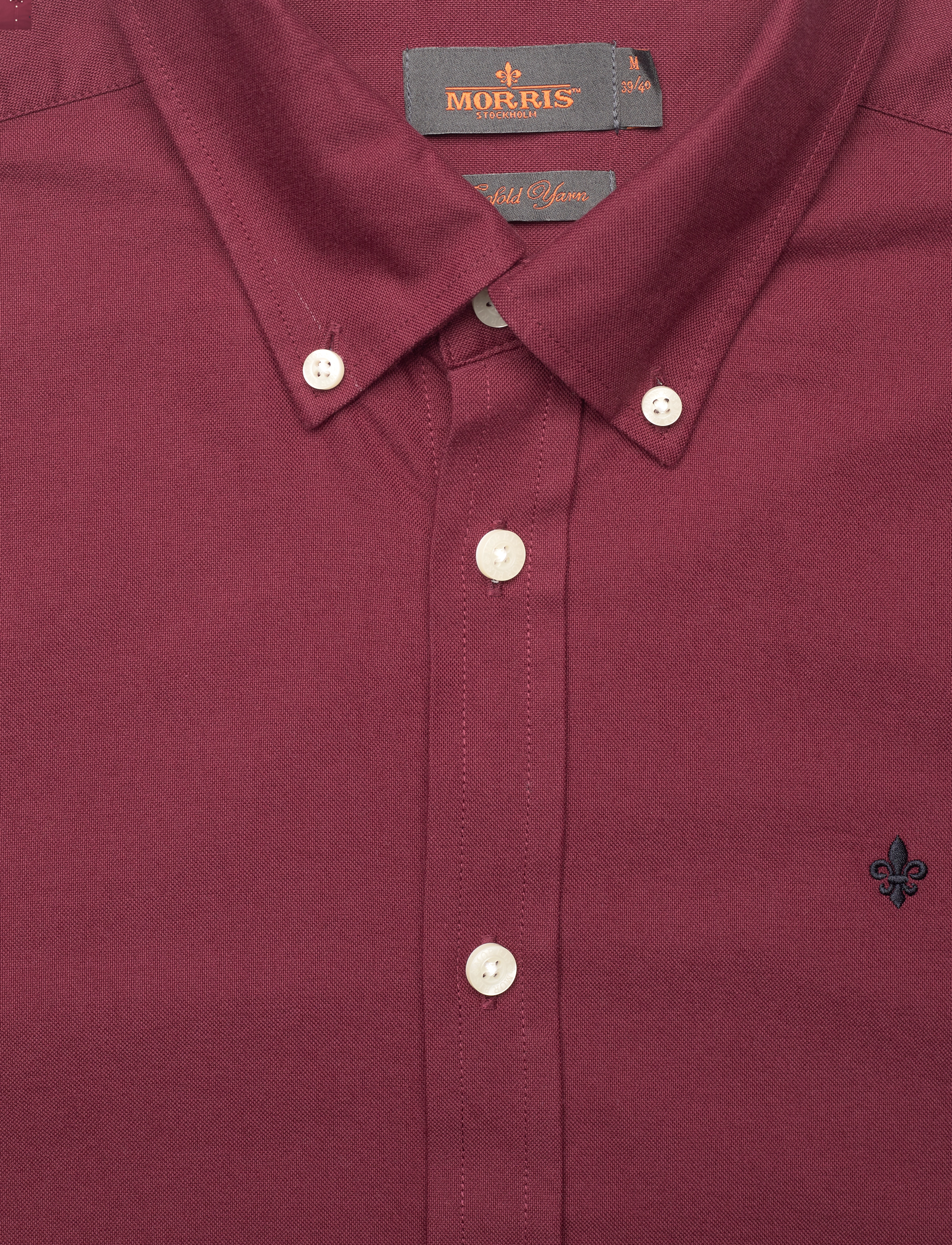 Morris - Douglas Shirt-Slim Fit - oxford-skjorter - wine red - 2