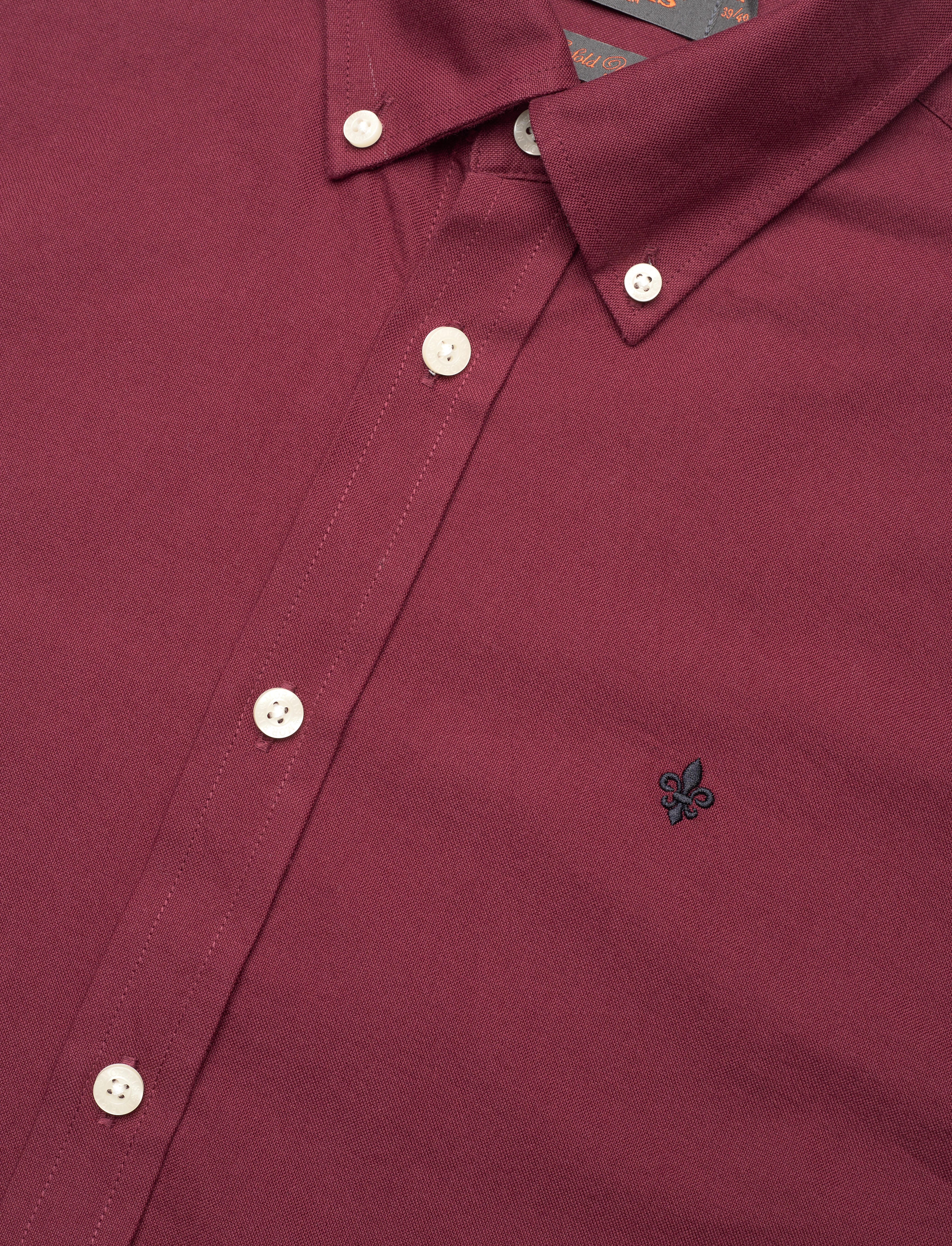 Morris - Douglas Shirt-Slim Fit - oxford-skjorter - wine red - 3