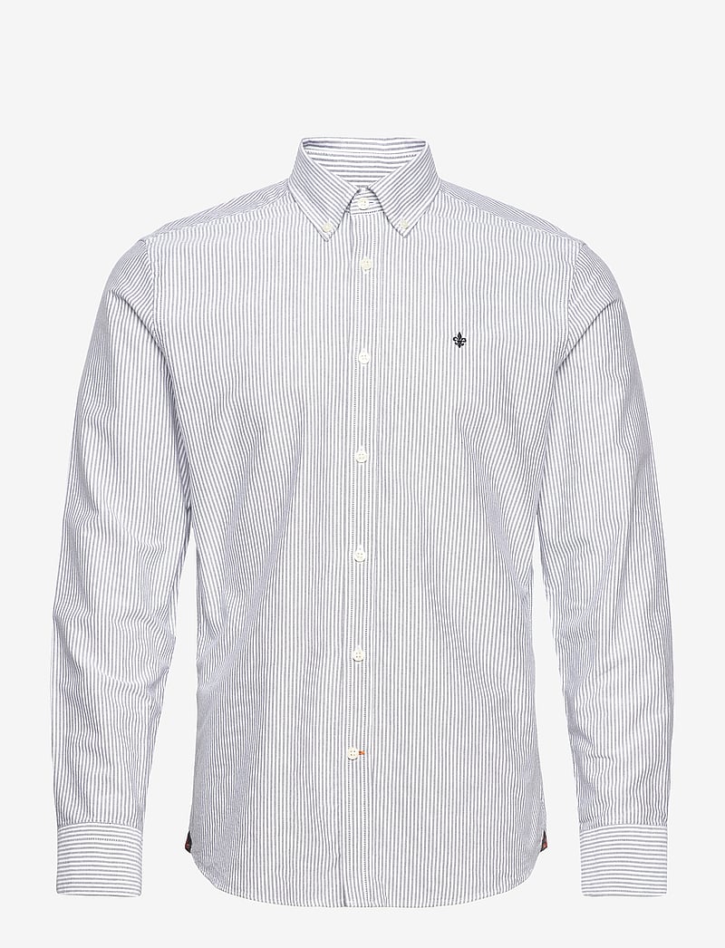 Morris - Douglas Stripe Shirt-Slim Fit - basic-hemden - blue - 0