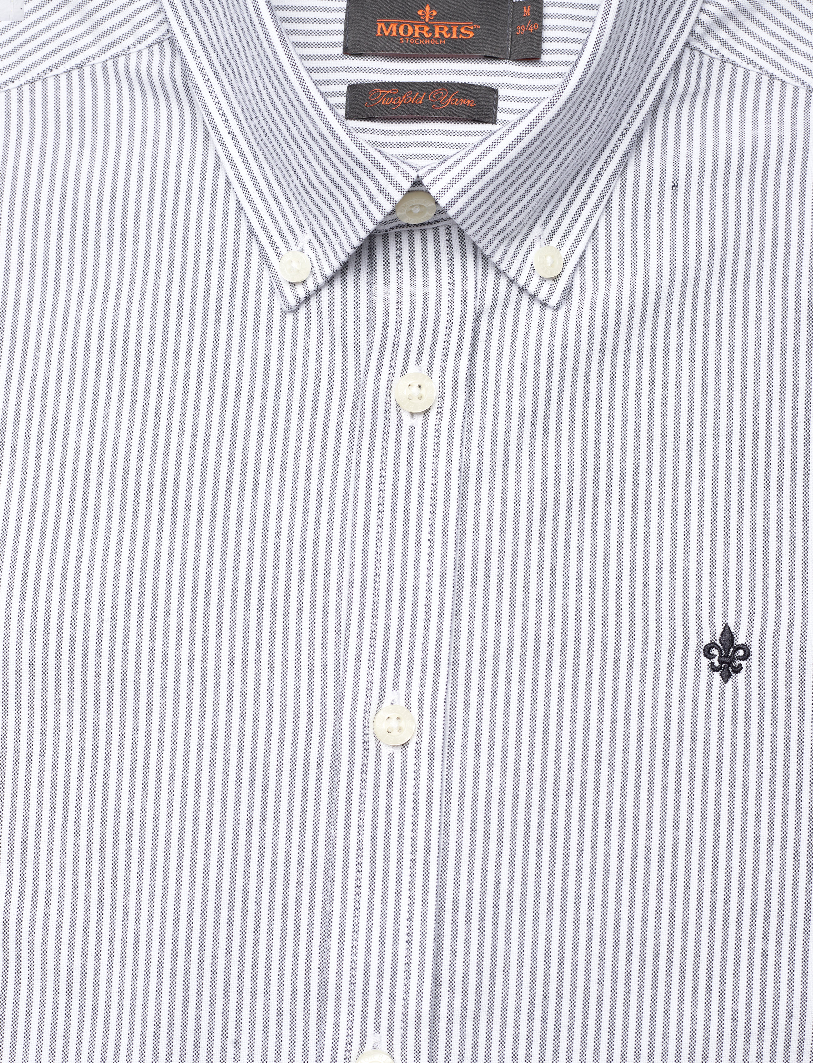 Morris - Douglas Stripe Shirt-Slim Fit - mænd - blue - 2