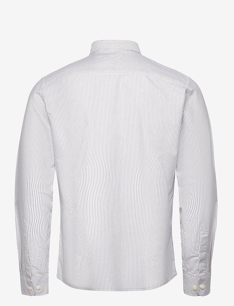 Morris - Douglas Stripe Shirt-Slim Fit - triibulised särgid - brown - 1