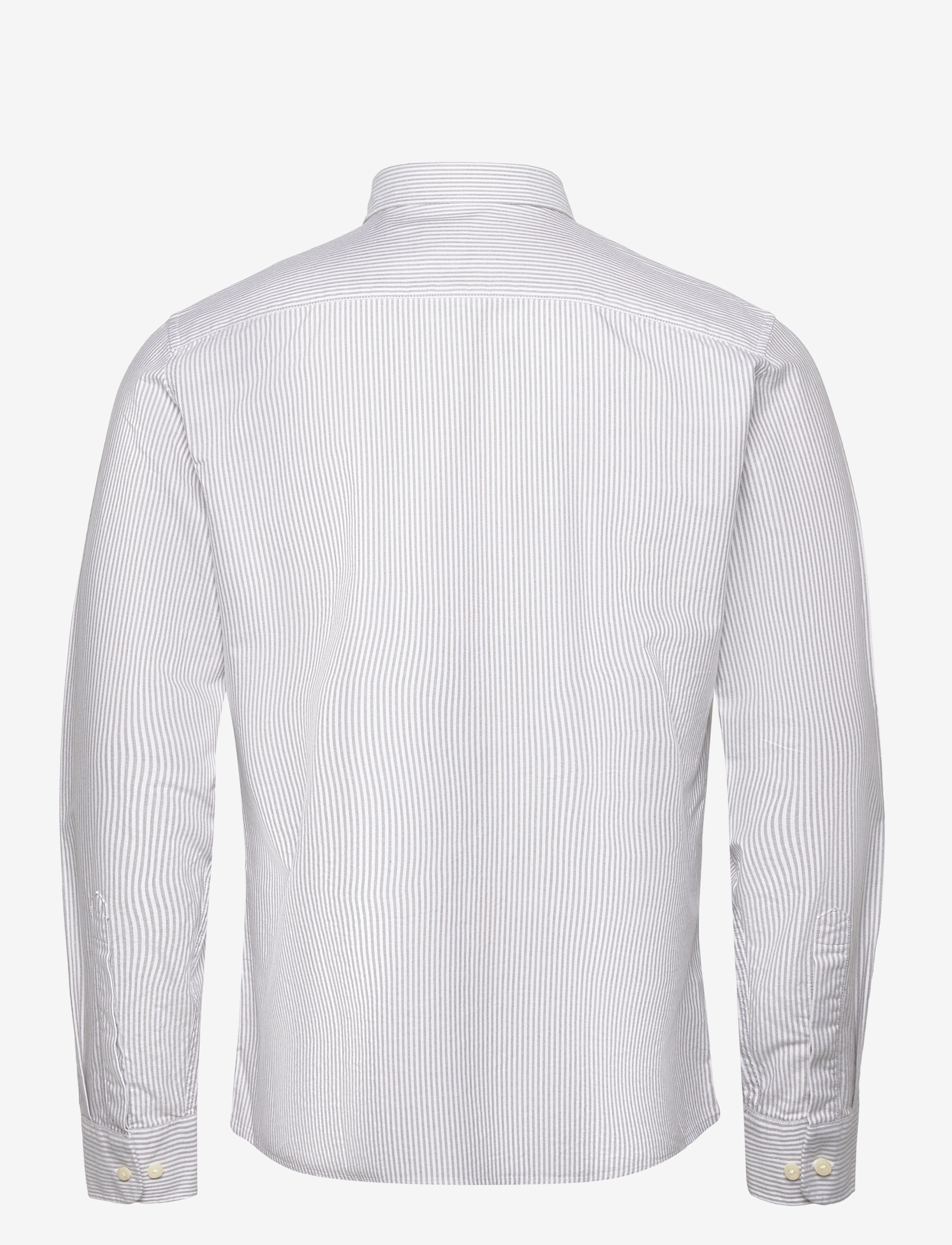 Morris - Douglas Stripe Shirt-Slim Fit - gestreifte hemden - brown - 1
