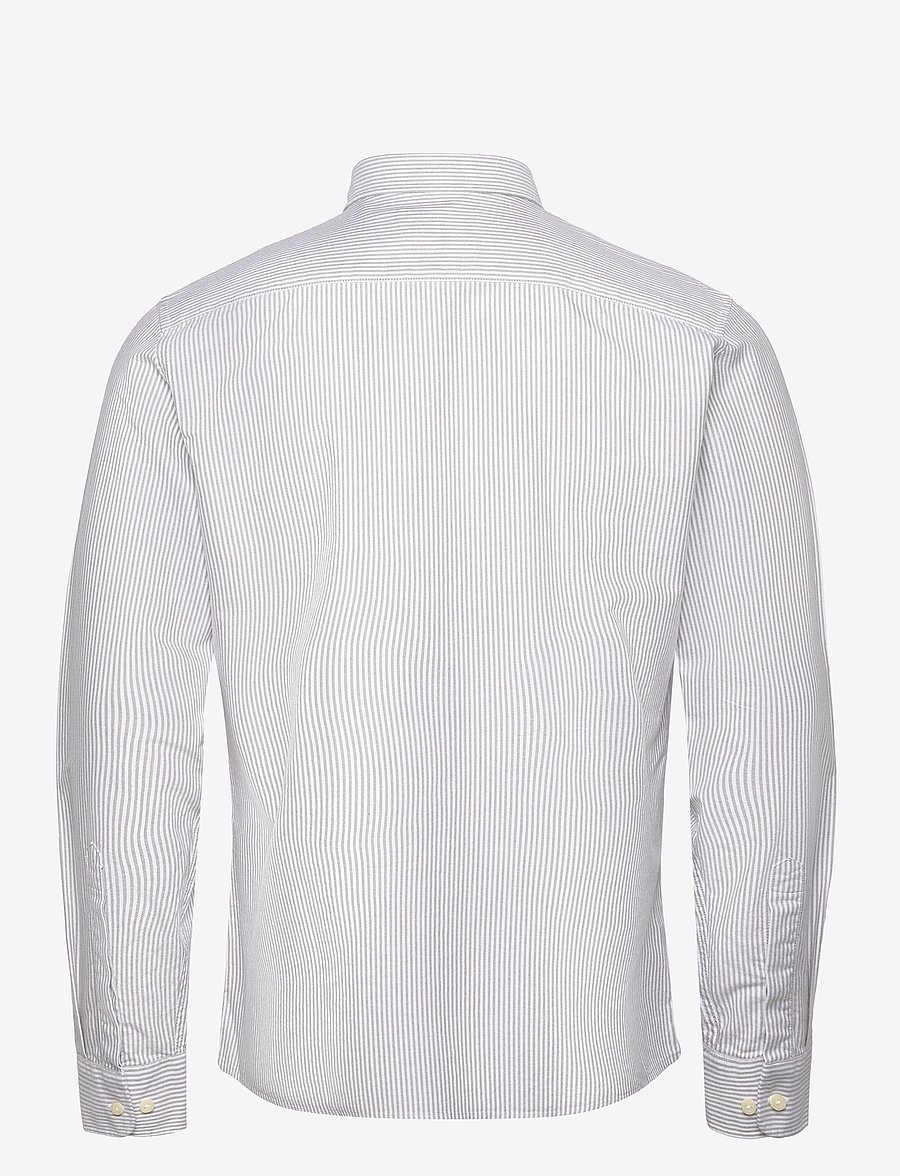 Morris - Douglas Stripe Shirt-Slim Fit - gestreifte hemden - brown - 1