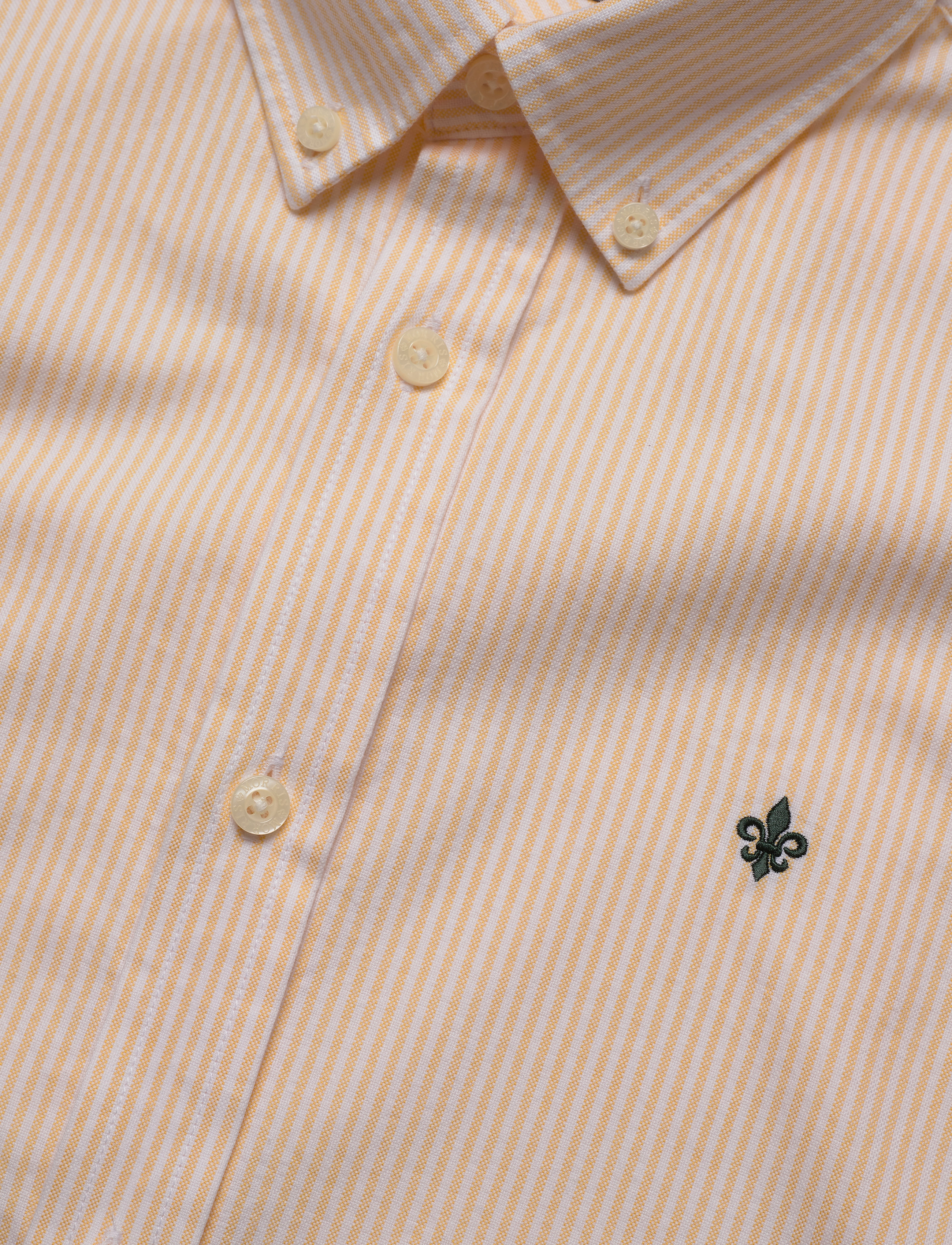 Morris - Douglas Stripe Shirt-Slim Fit - mænd - yellow - 3