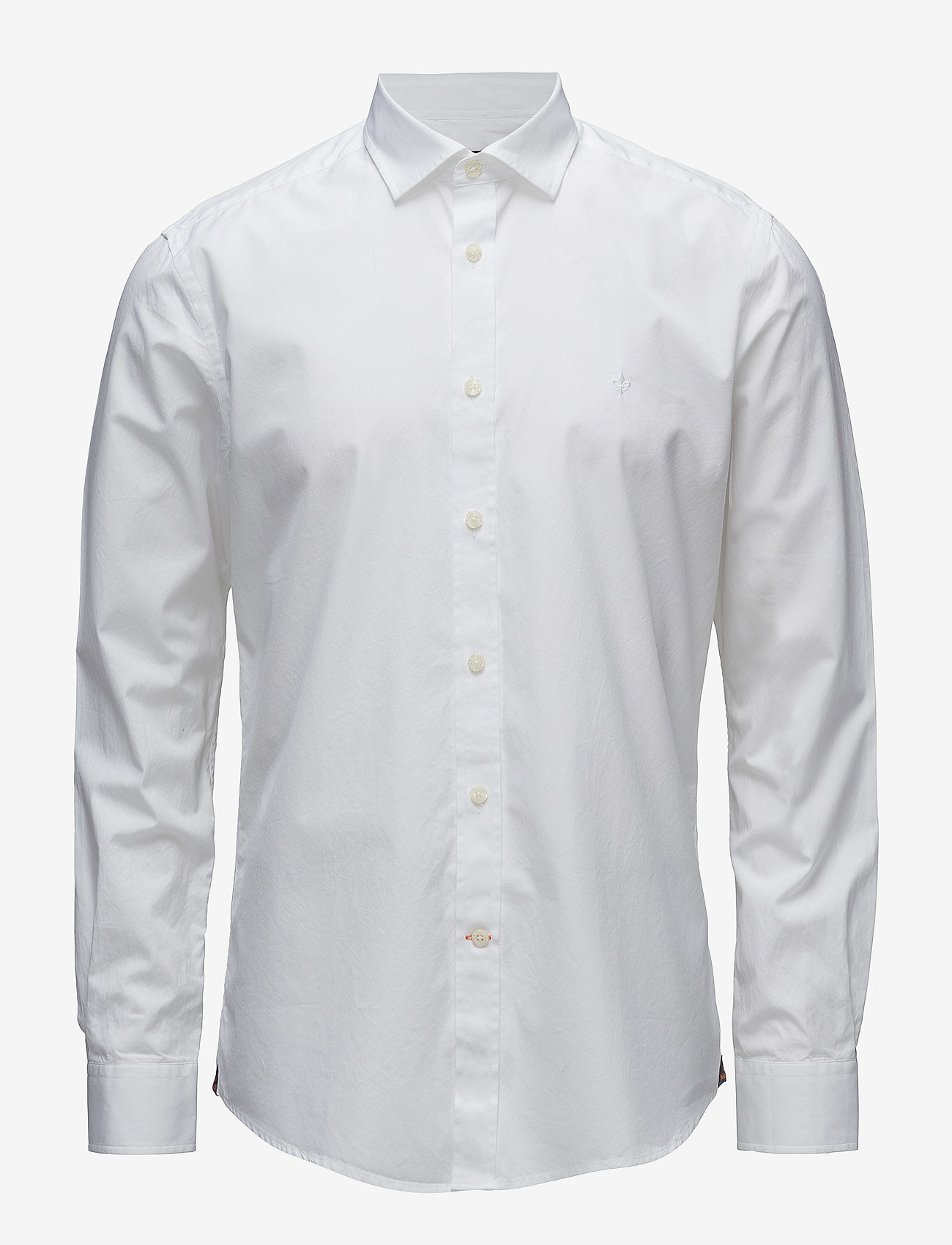 Spread Collar Shirt - WHITE