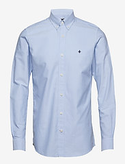 Morris - Oxford Button Down Shirt - basic skjorter - light blue - 0