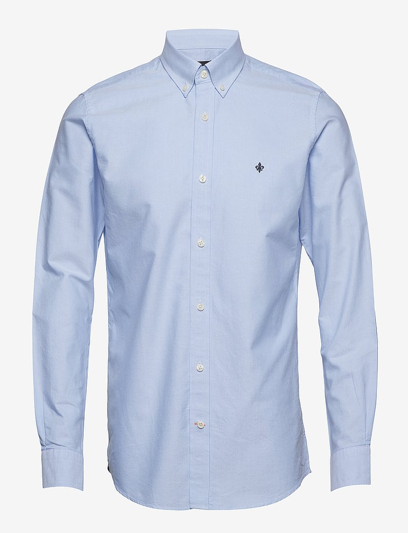 Morris - Oxford Button Down Shirt - oxford skjorter - light blue - 1