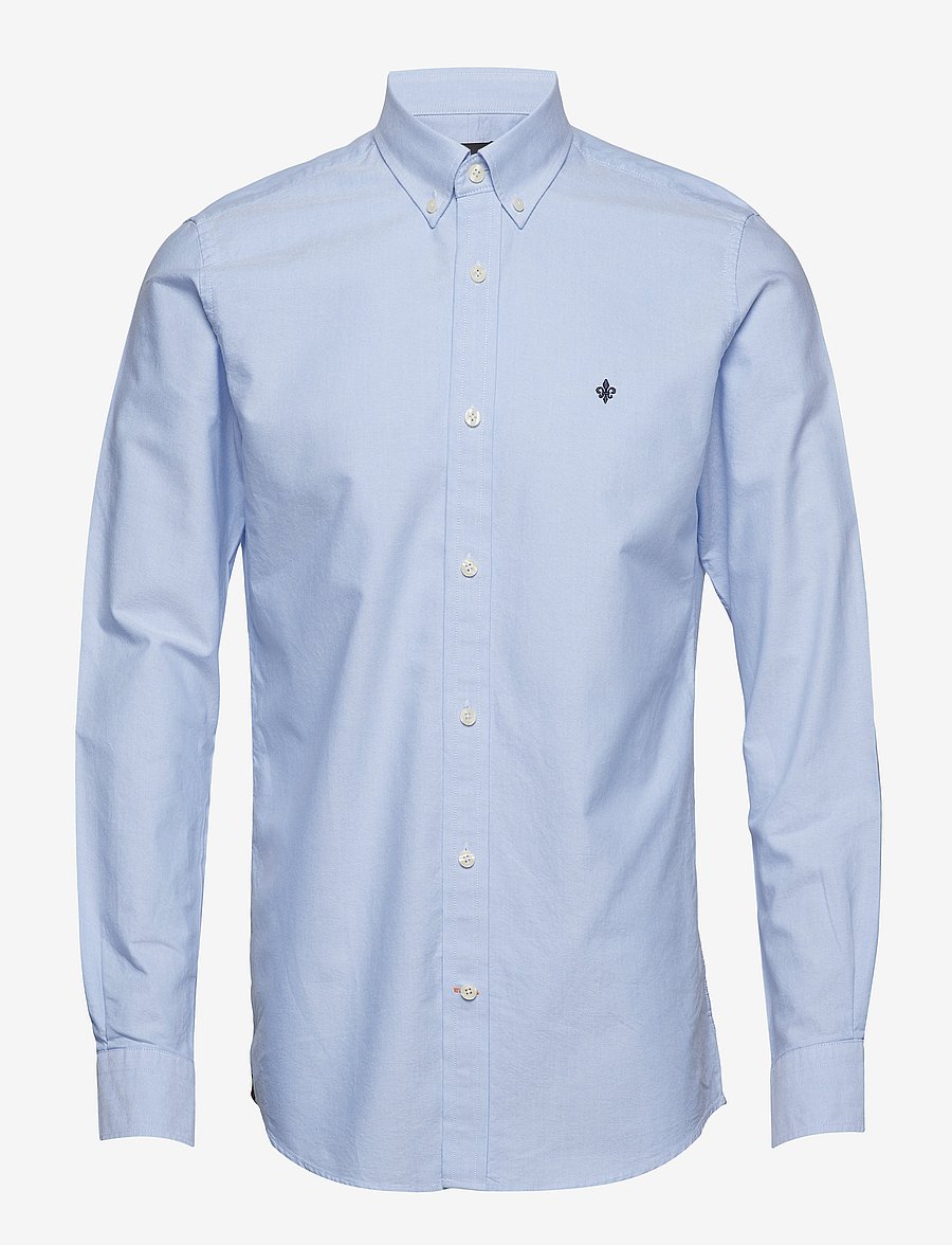 Morris - Oxford Button Down Shirt - oxford shirts - light blue - 1