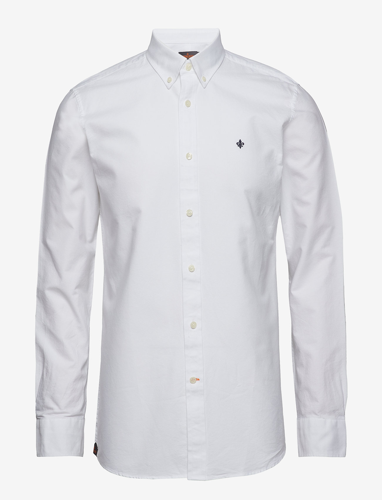 Morris - Oxford Button Down Shirt - oxford-skjortor - white - 1