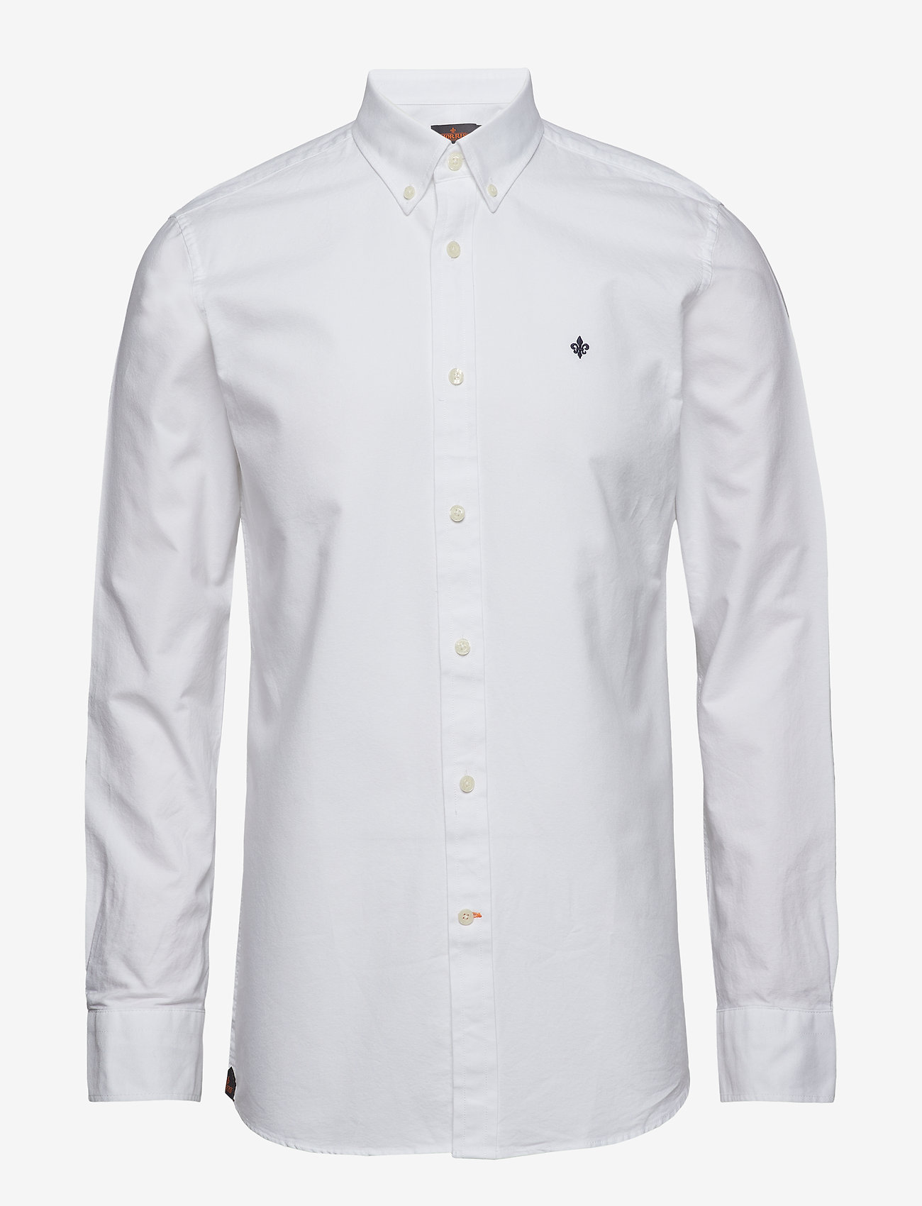 Morris - Oxford Button Down Shirt - podstawowe koszulki - white - 0