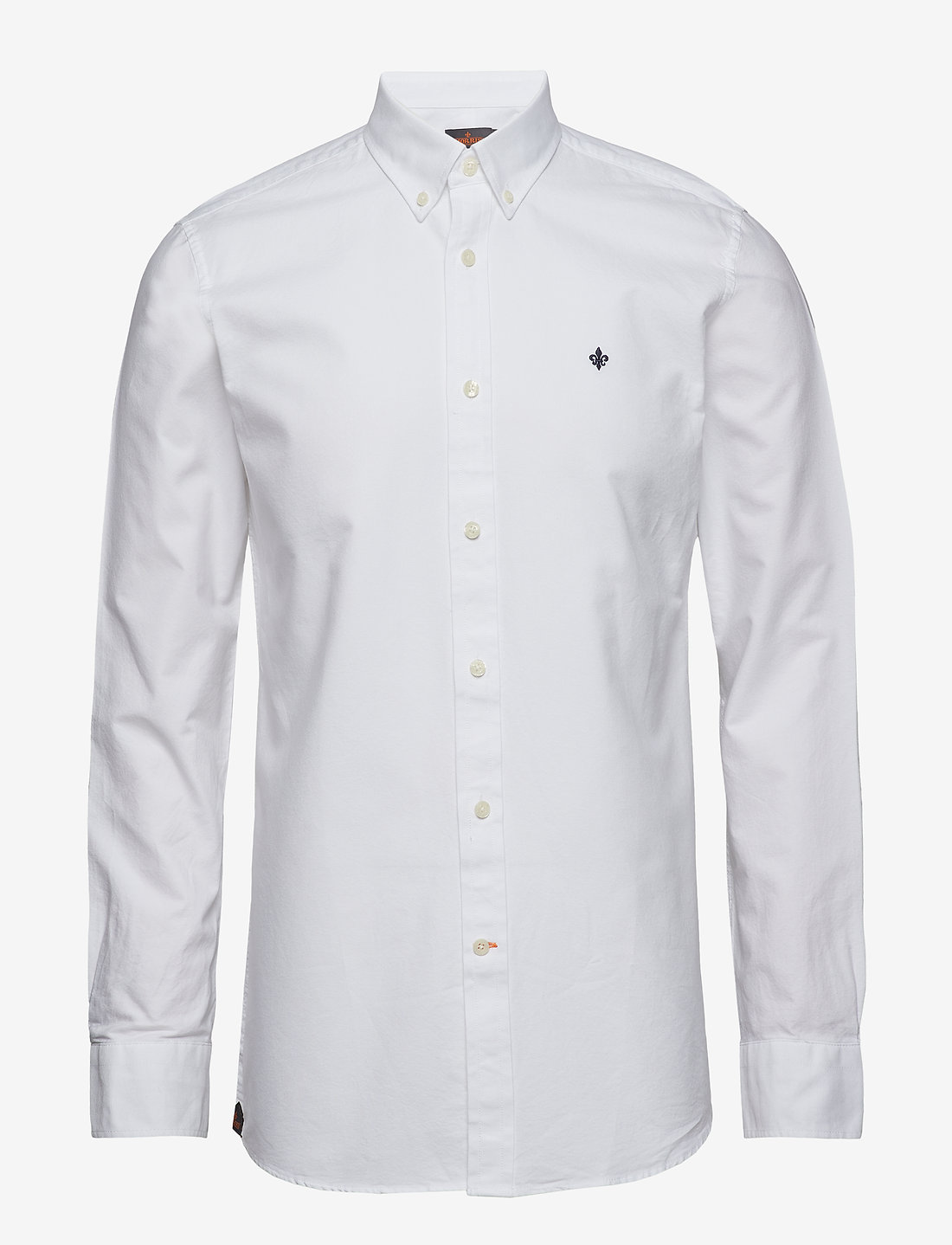 Morris - Oxford Button Down Shirt - basic skjortor - white - 1