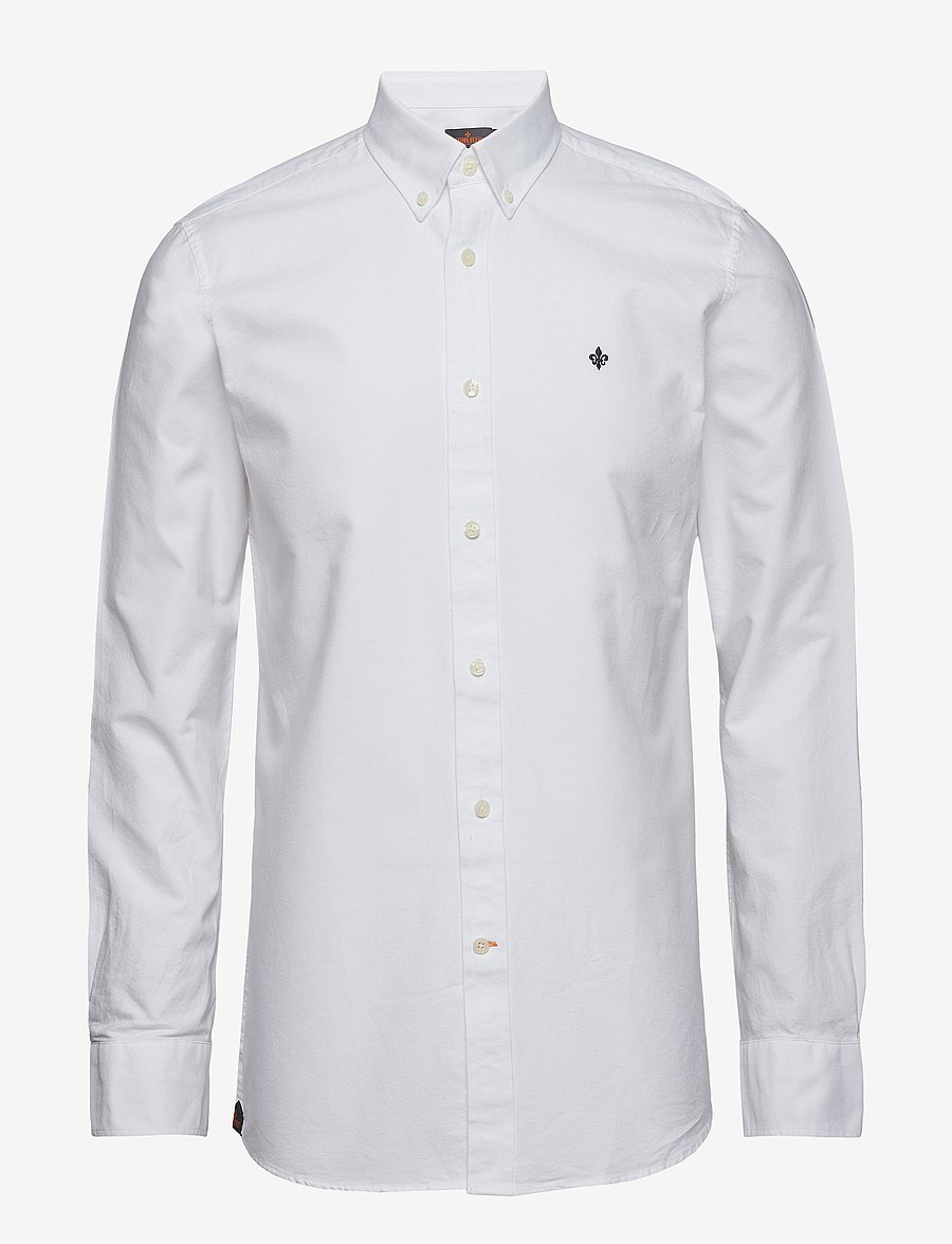 Morris - Oxford Button Down Shirt - oxfordi särgid - white - 1