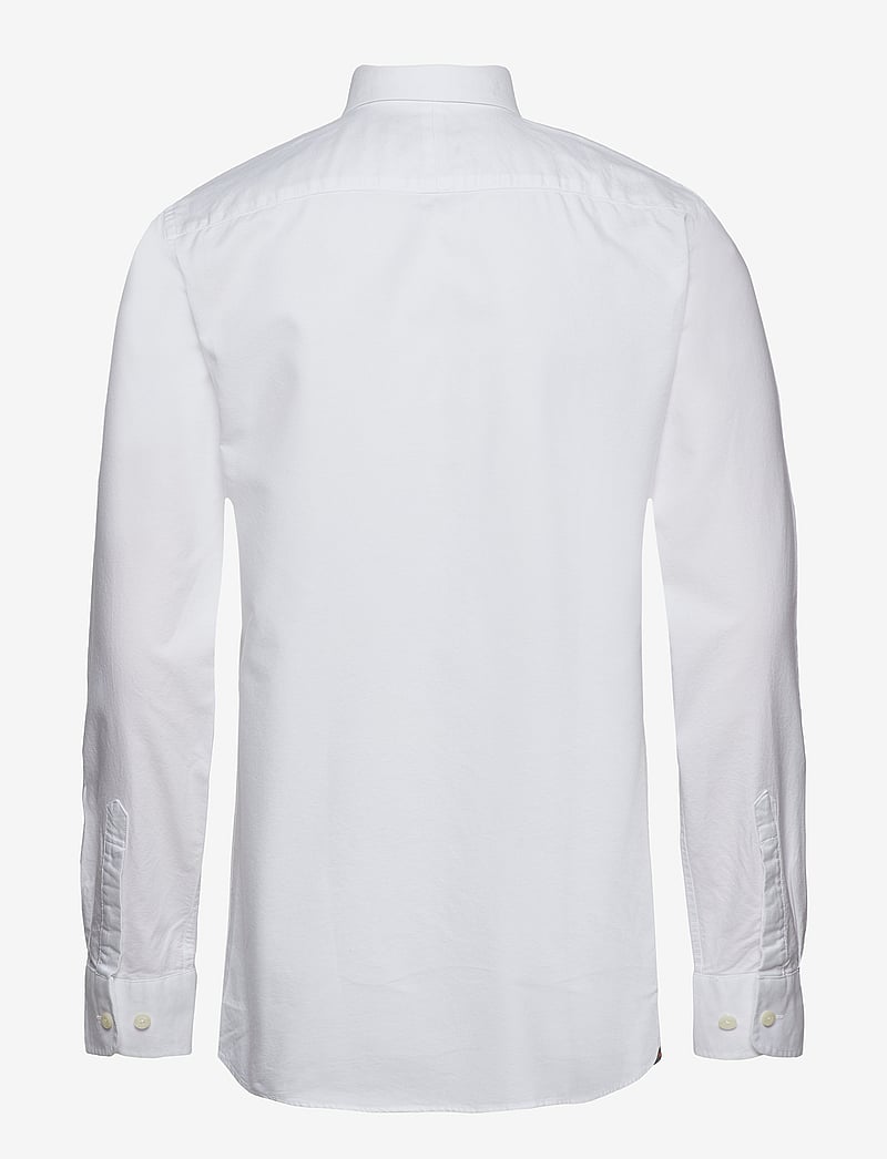 Morris - Oxford Button Down Shirt - oxford-skjortor - white - 2