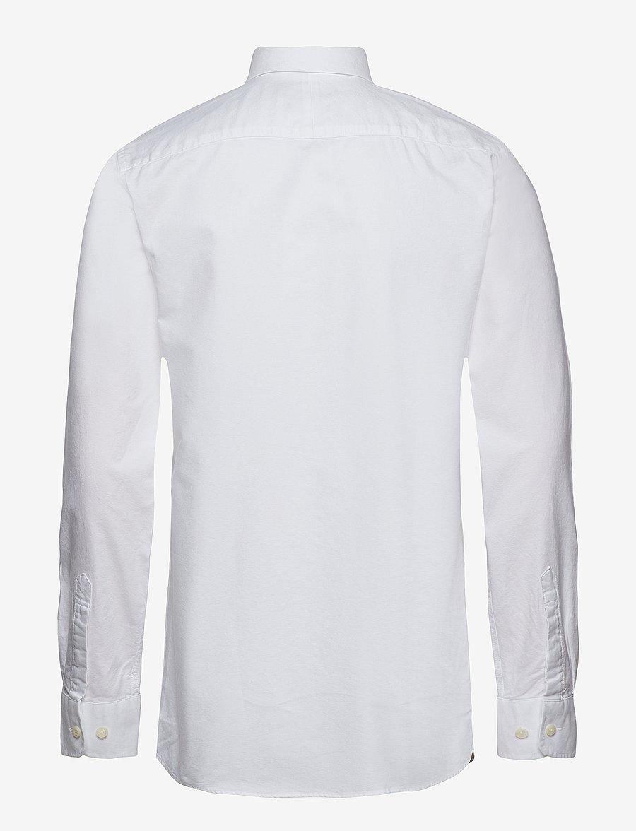 Morris - Oxford Button Down Shirt - oxfordi särgid - white - 2