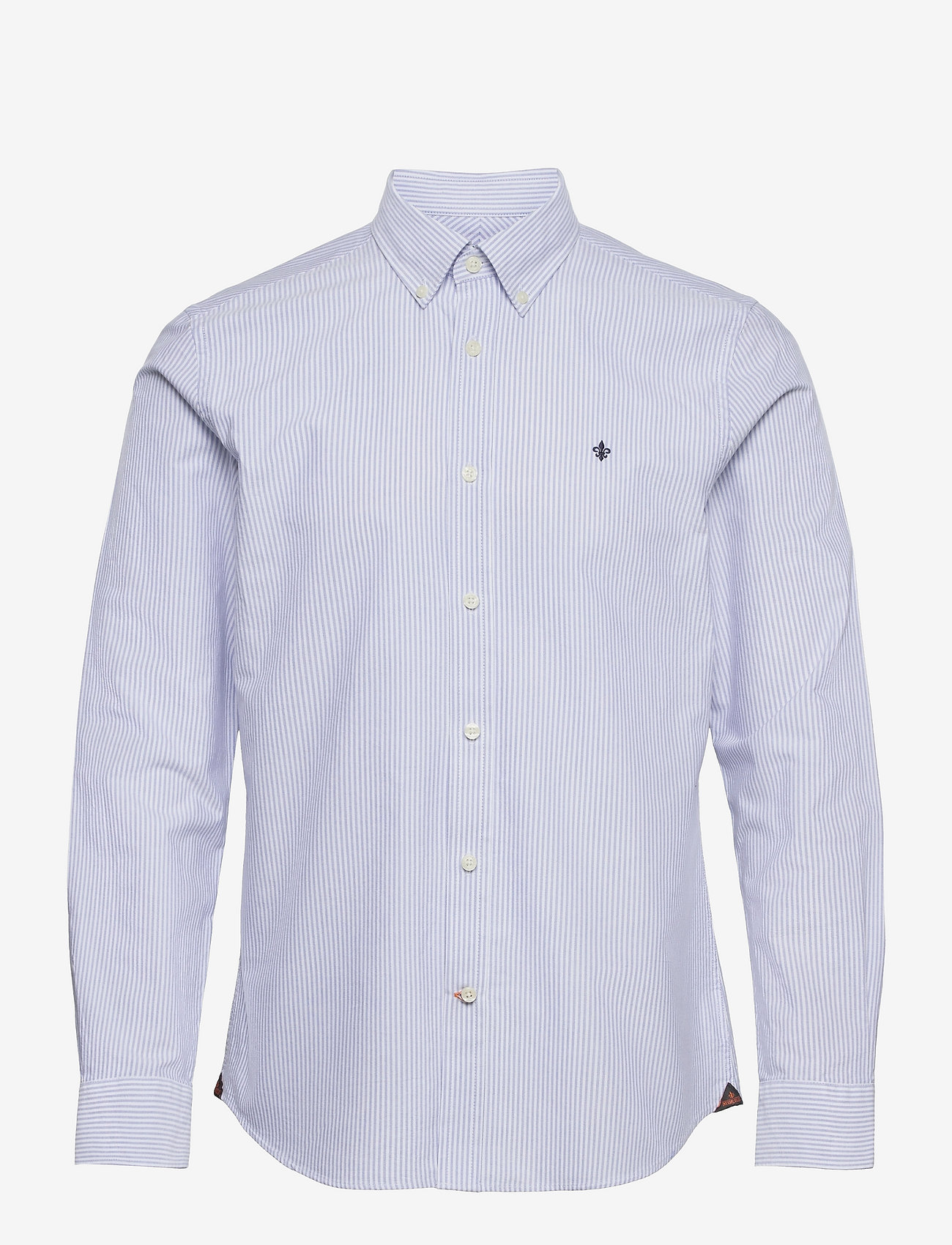 Morris - Oxford Striped BD Shirt - oxfordi särgid - light blue - 0