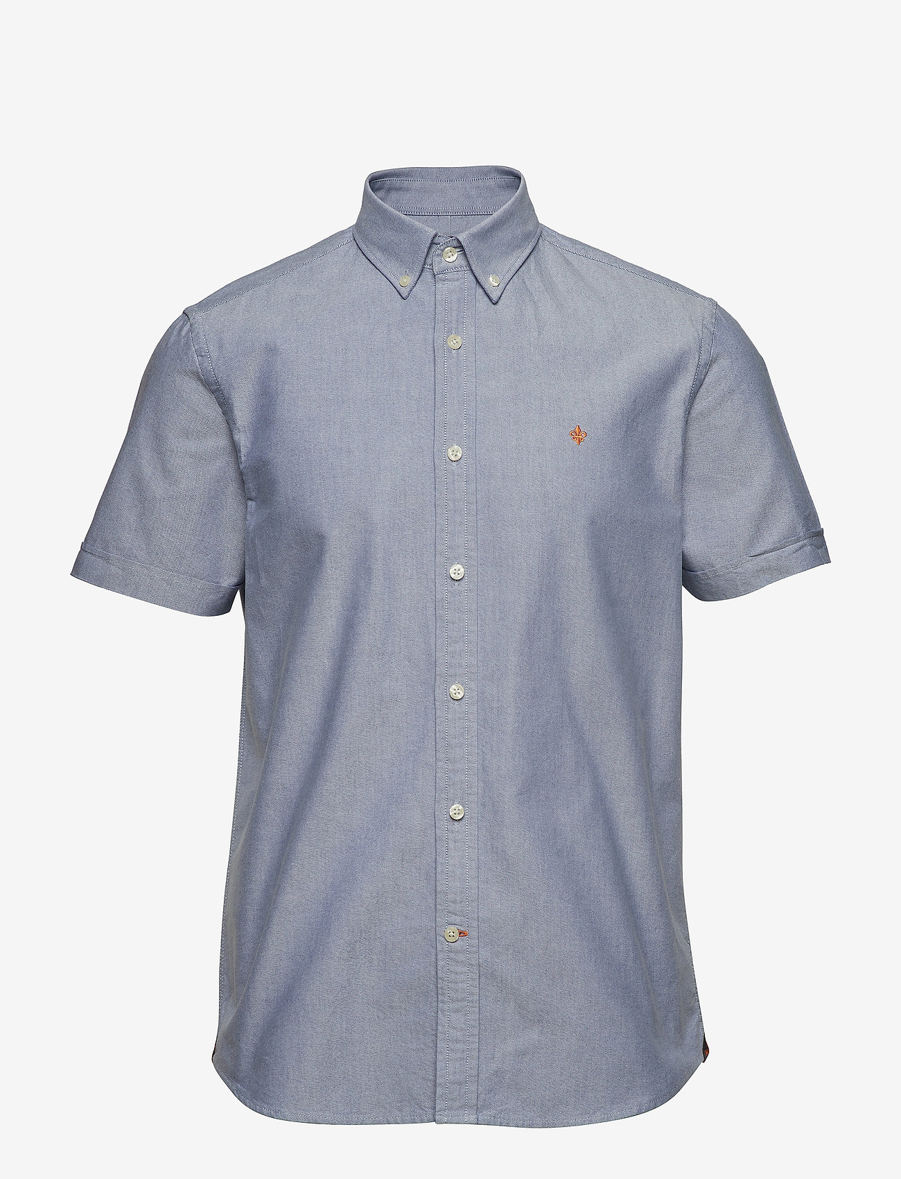 Morris - Evan SS Button Down Shirt - blue - 0