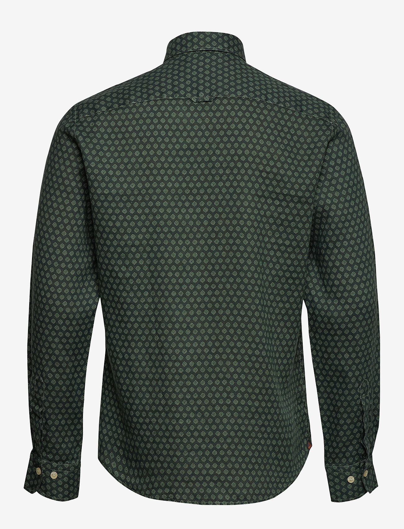 Morris - Bligh Button Down Linen Shirt - green - 1