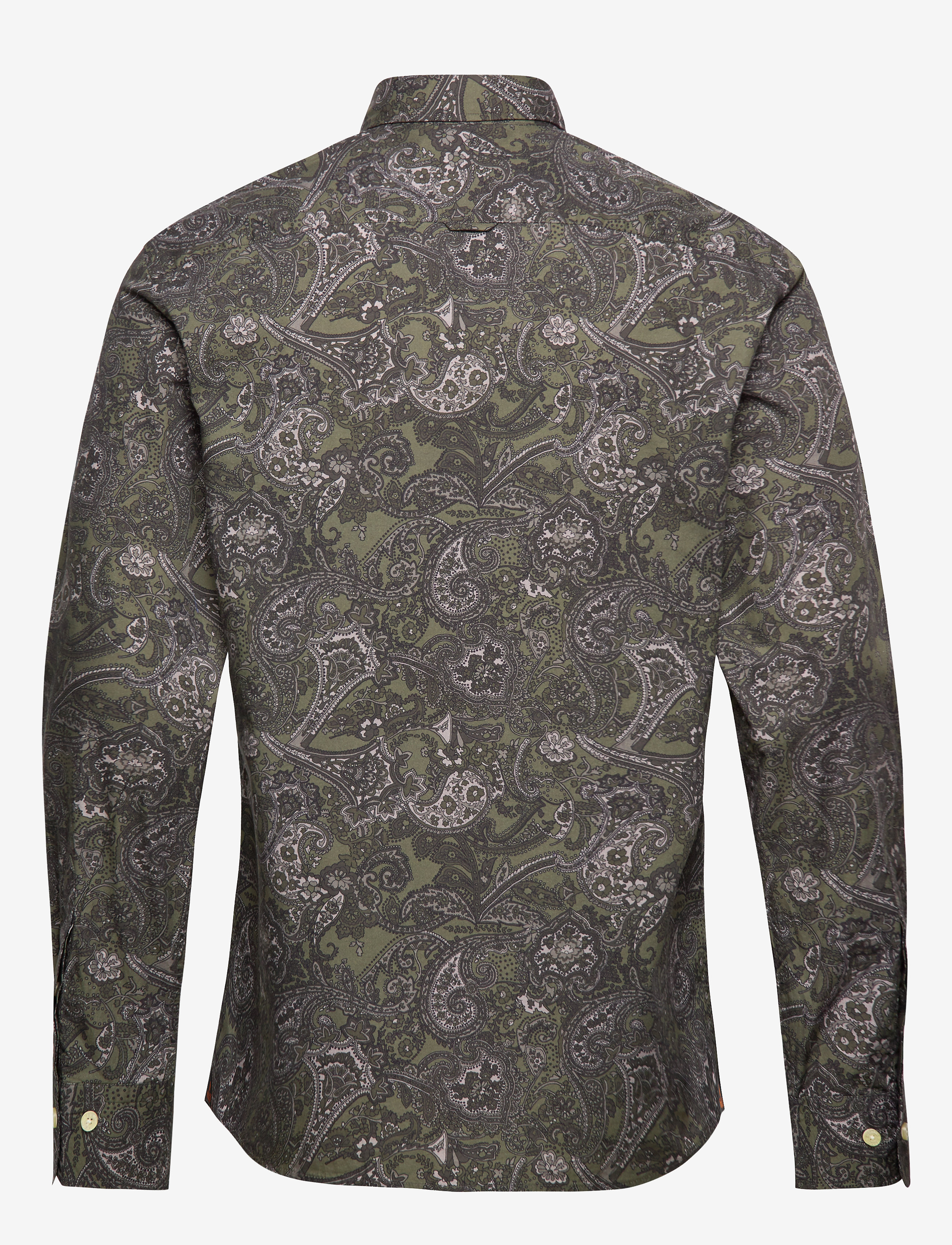 Morris - Montaron Button Under Shirt - olive - 1