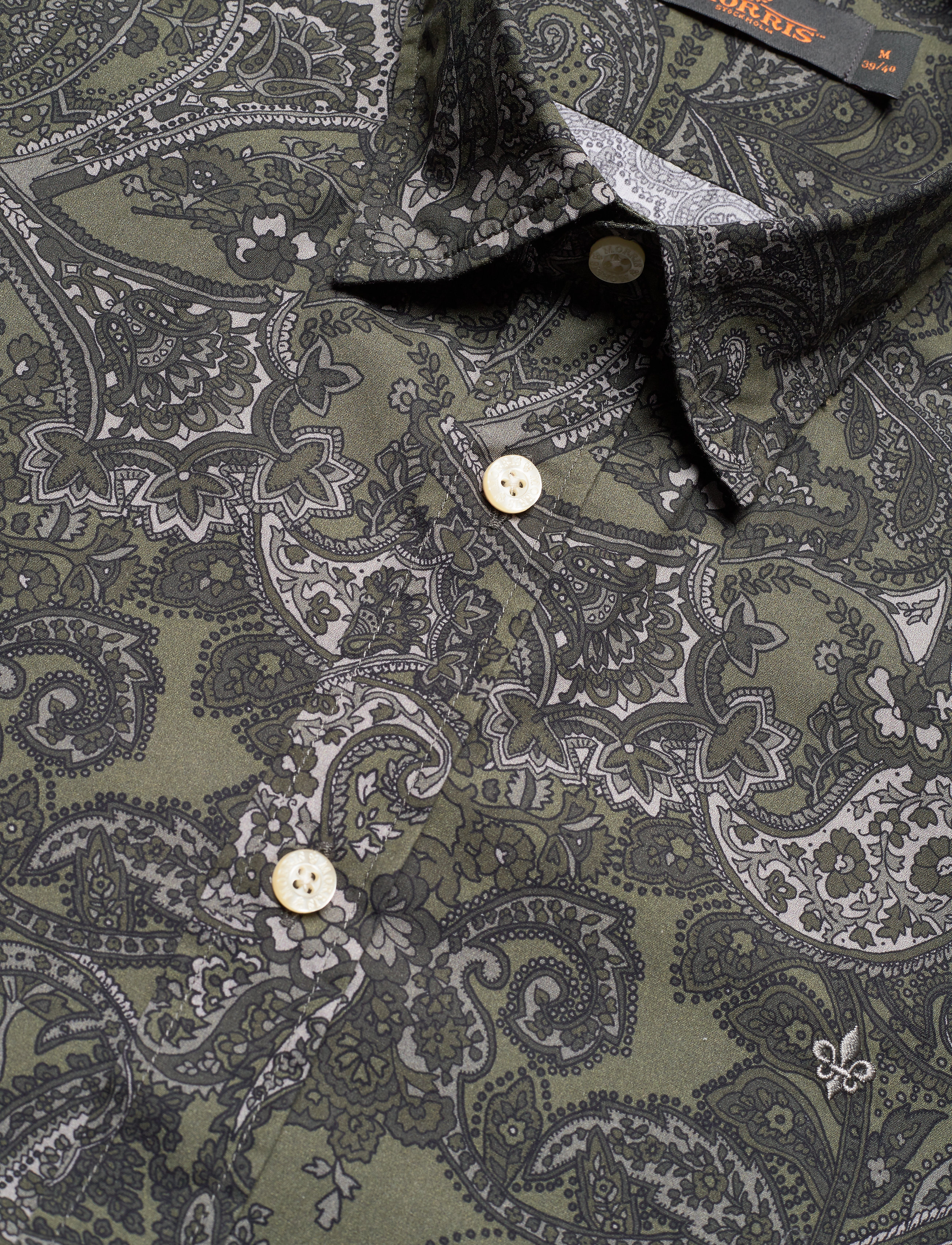 Morris - Montaron Button Under Shirt - olive - 3