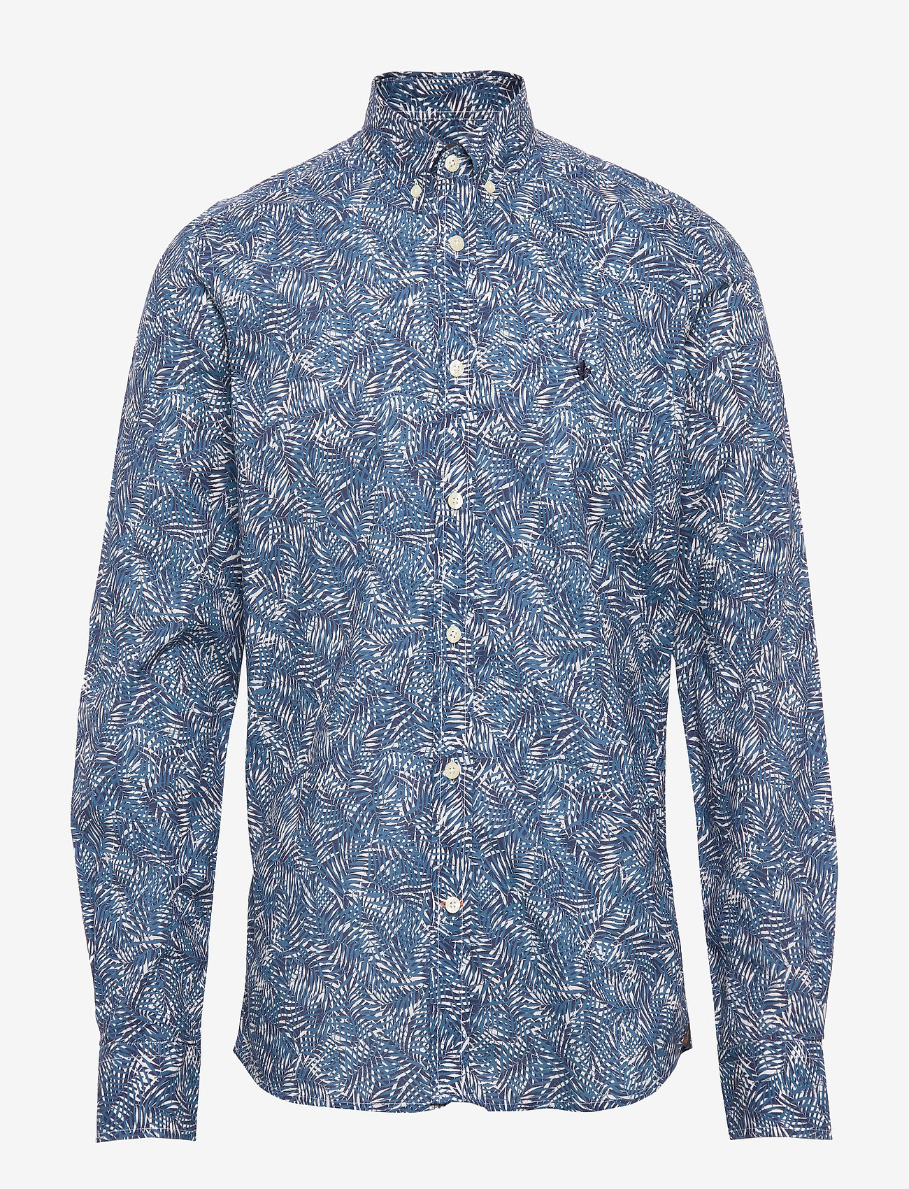 Morris - Theodore Button Down Shirt - blue - 0