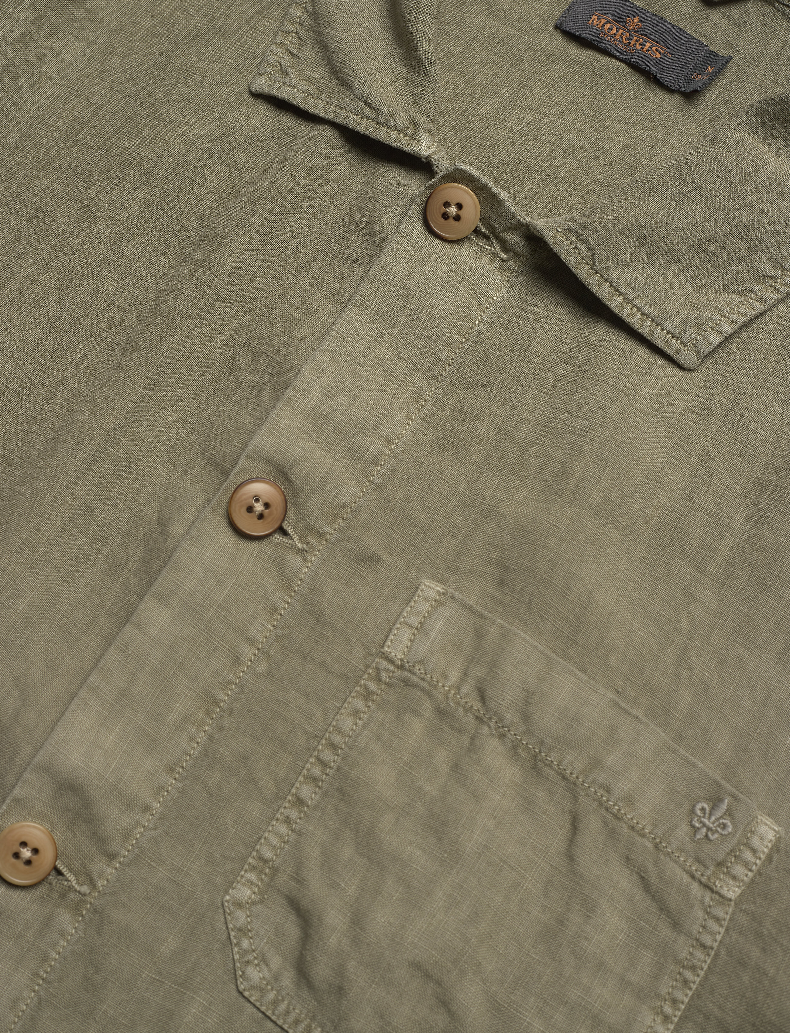 Morris - Ethan Lt Shirt Jacket - olive - 2