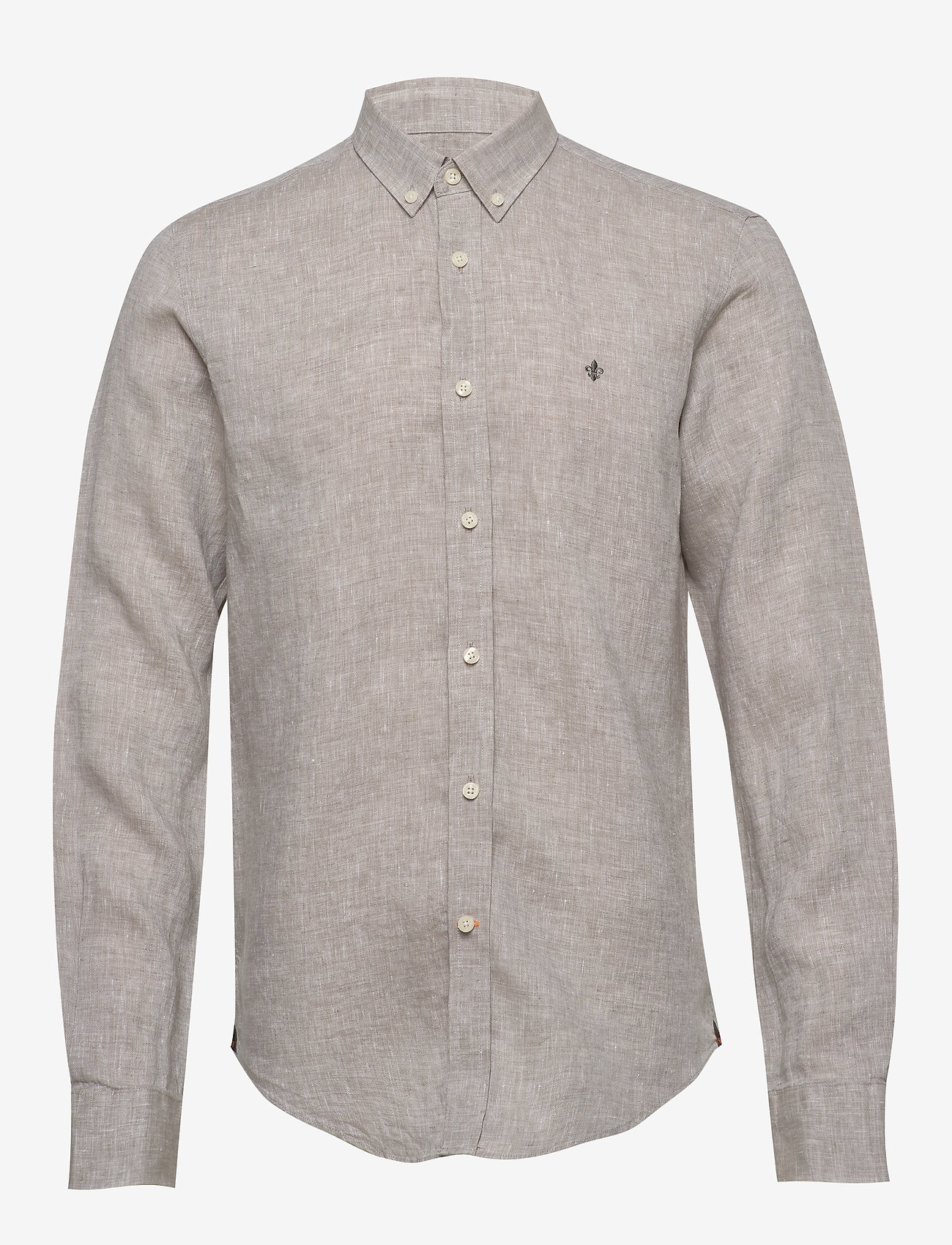 Morris - Douglas Linen Shirt - olive - 0