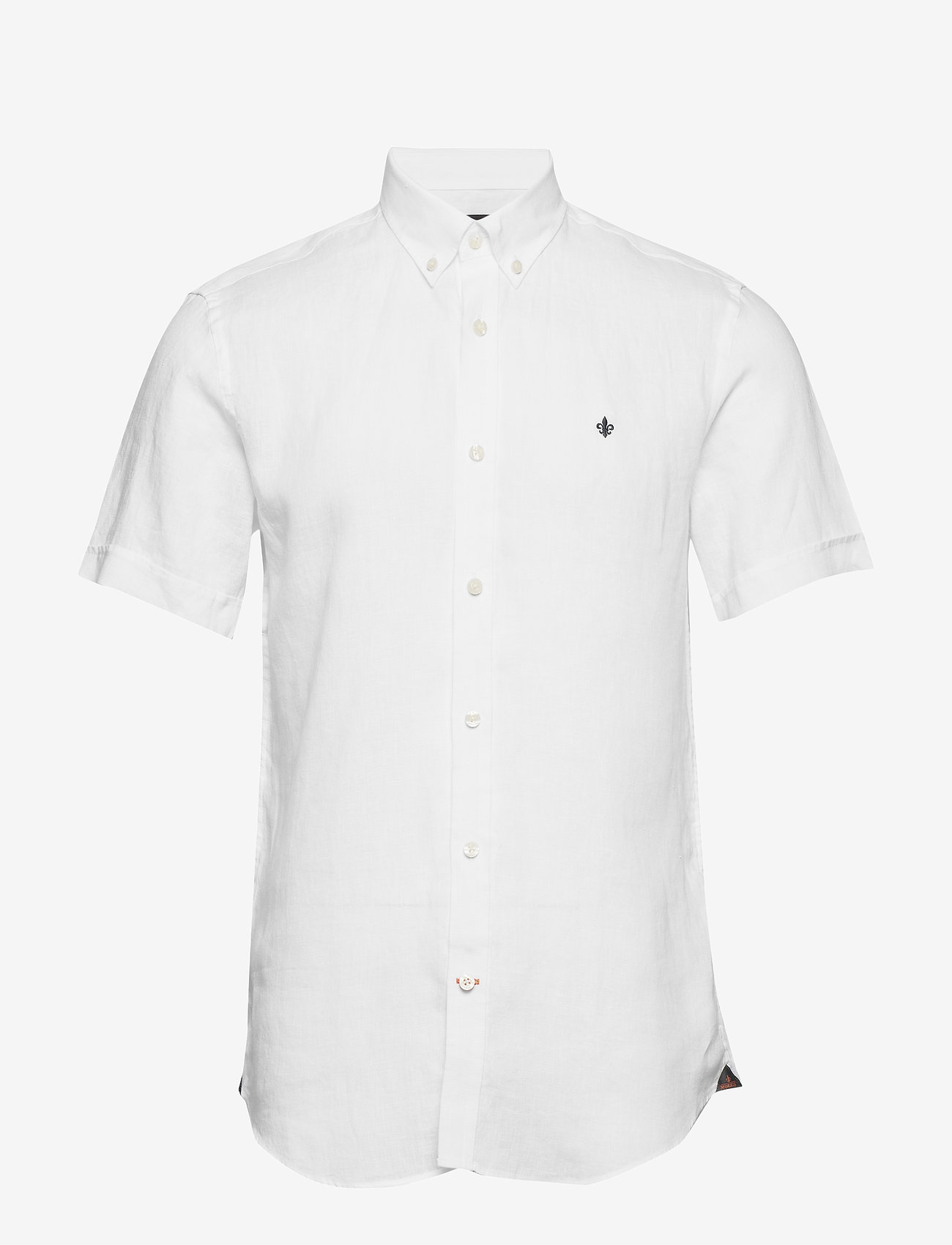 Morris - Douglas SS Linen Shirt - white - 0