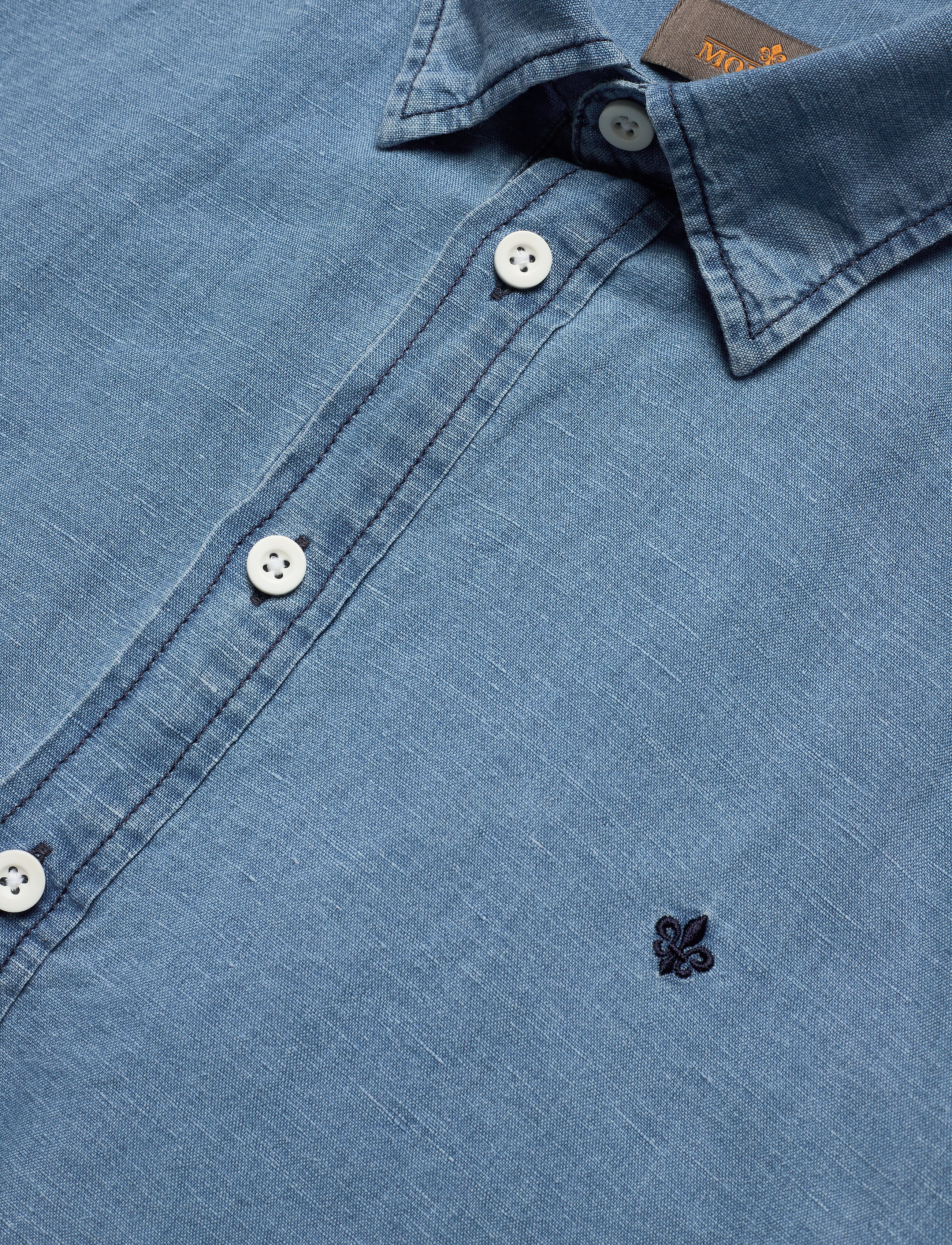 Morris - Harold Pop-over B.U. Shirt - blue - 2